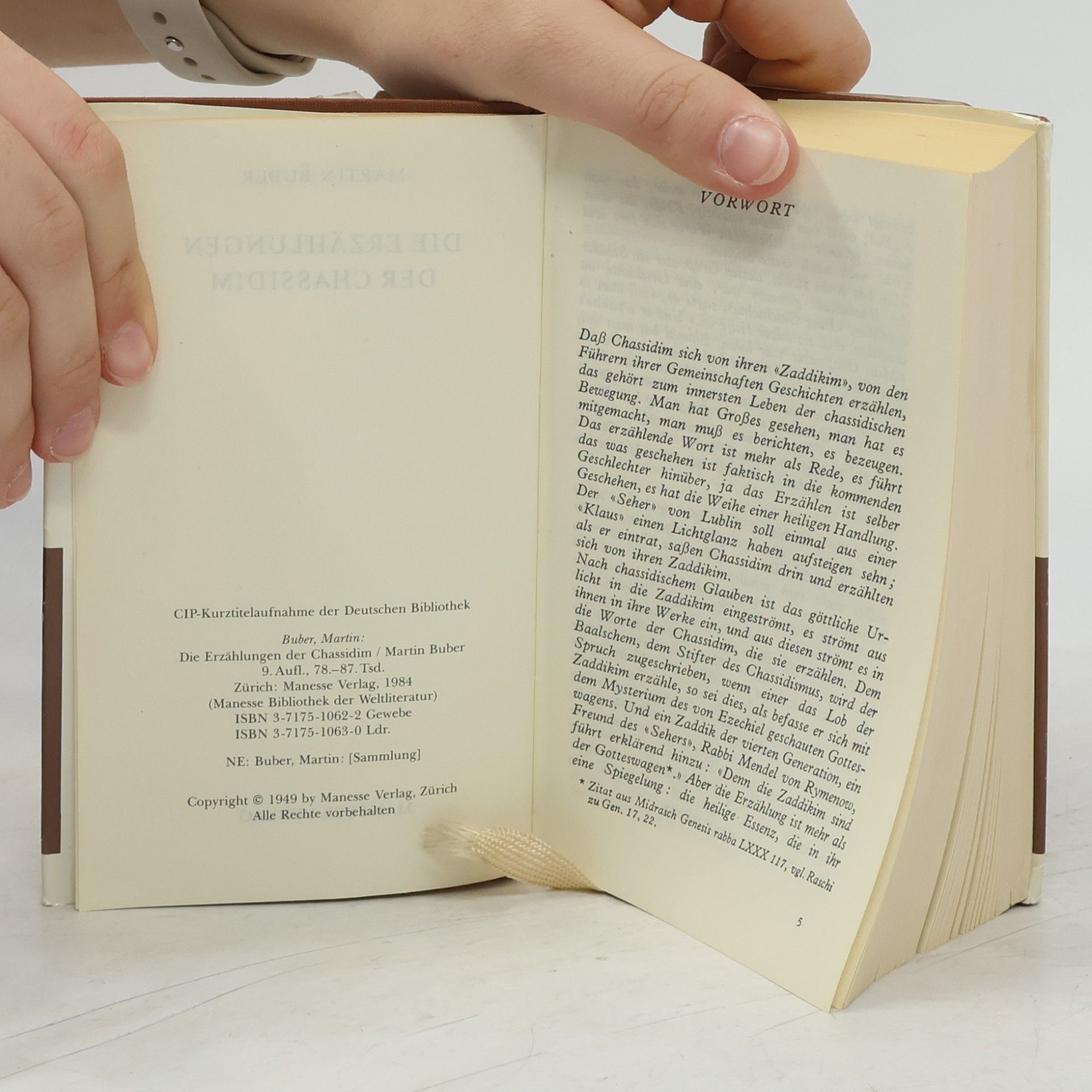 Martin Buber Die Erzählungen der Chassidim