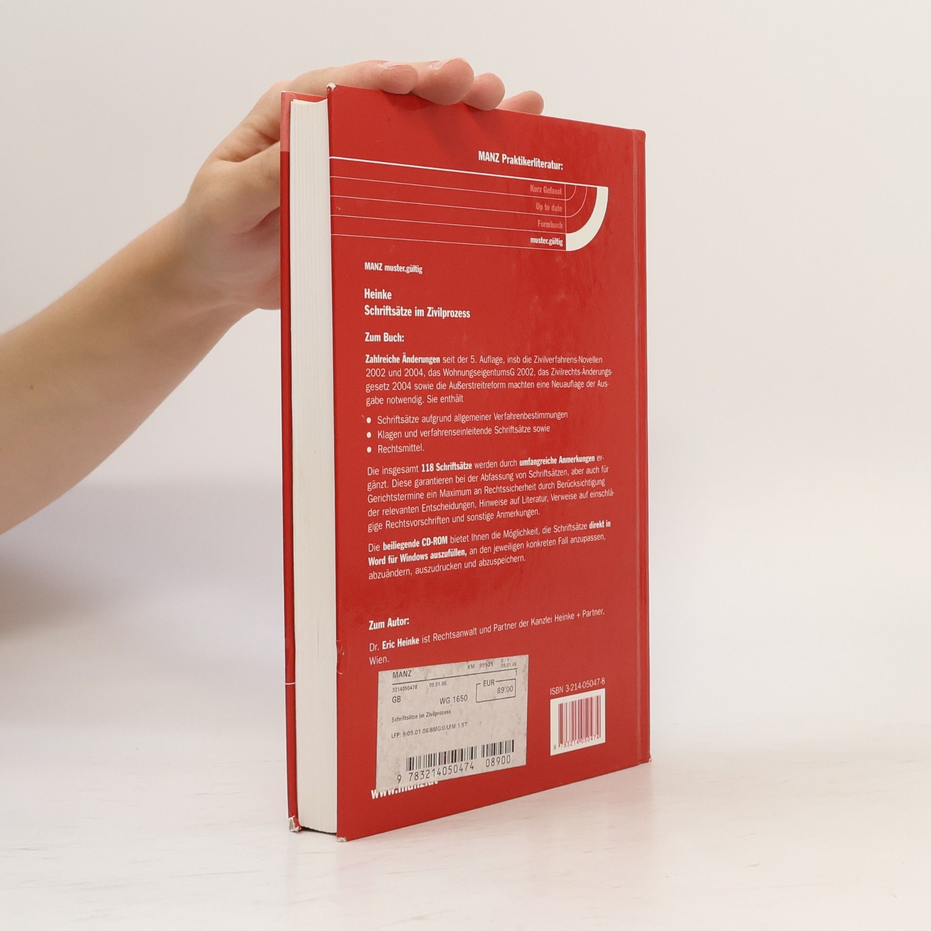 Eric Heinke Schriftsätze im Zivilprozess