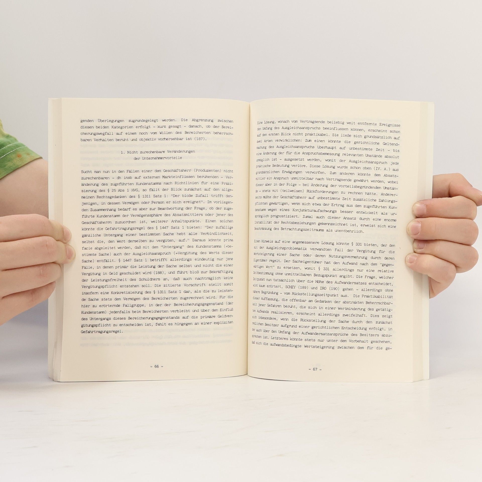 Peter Huber Arbeitspapiere der Abteilung für Unternehmensrecht, Wirtschaftsuniversität Wien - 7: Der Ausgleichsanspruch des Vertragshändlers nach österreichischem Recht