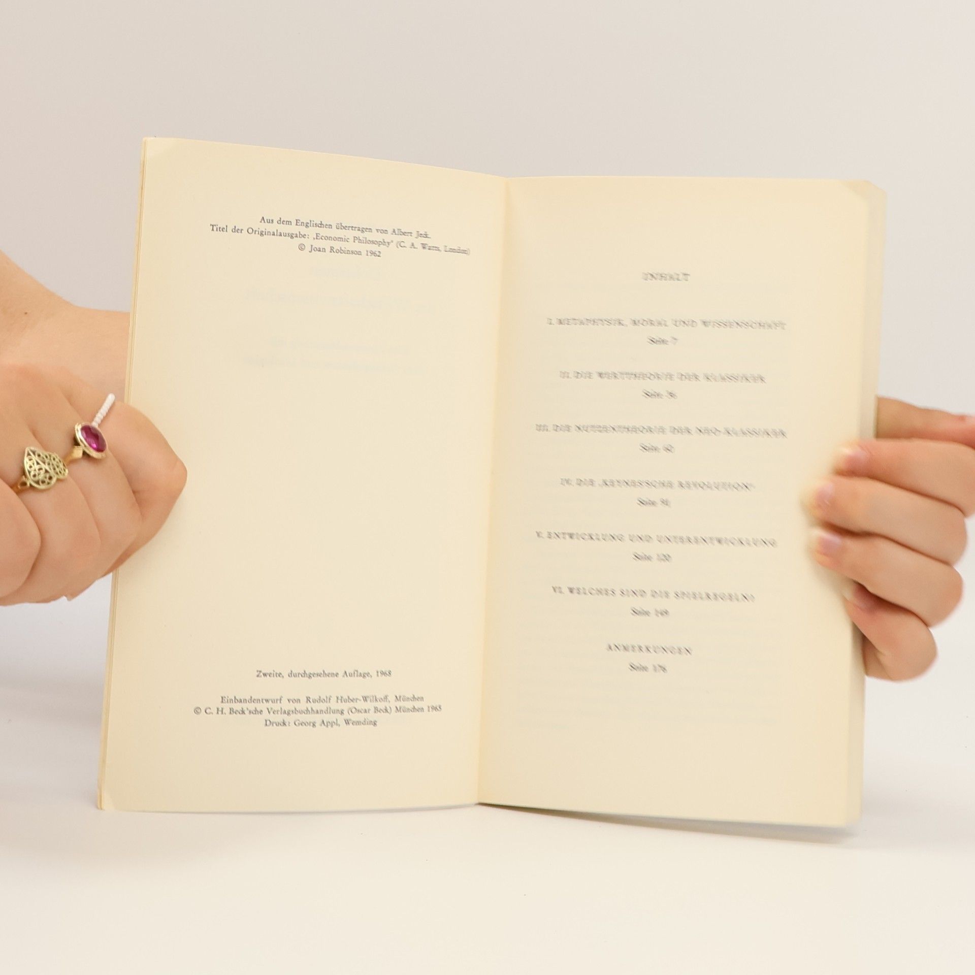 Joan Robinson Doktrinen der Wirtschaftswissenschaft