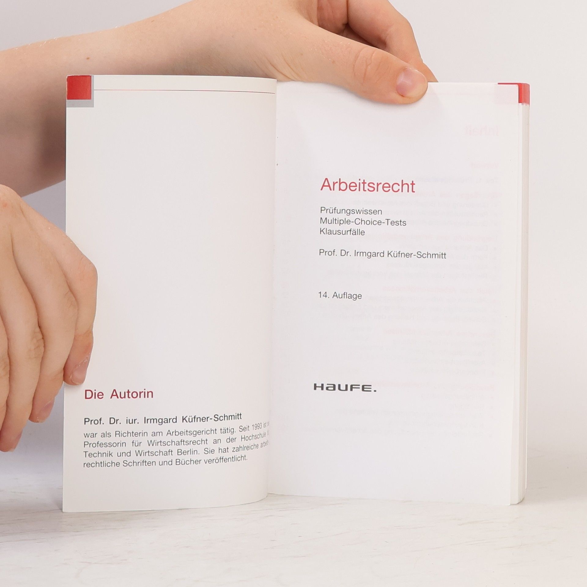 Irmgard Küfner-Schmitt Arbeitsrecht