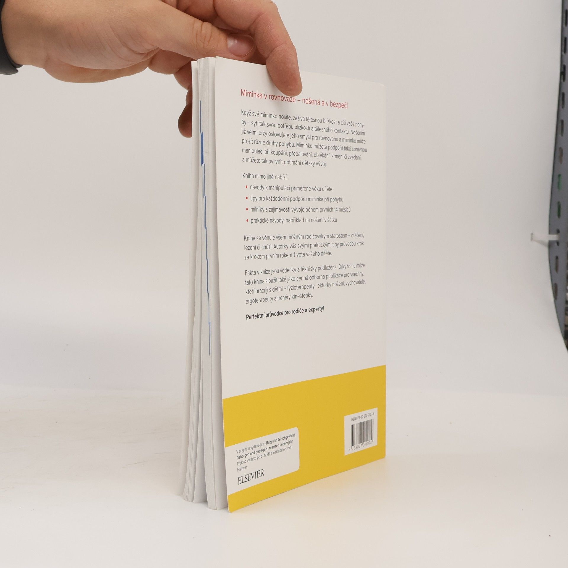 Various authors Miminka v rovnováze : nošení podle poznatků fyzioterapie