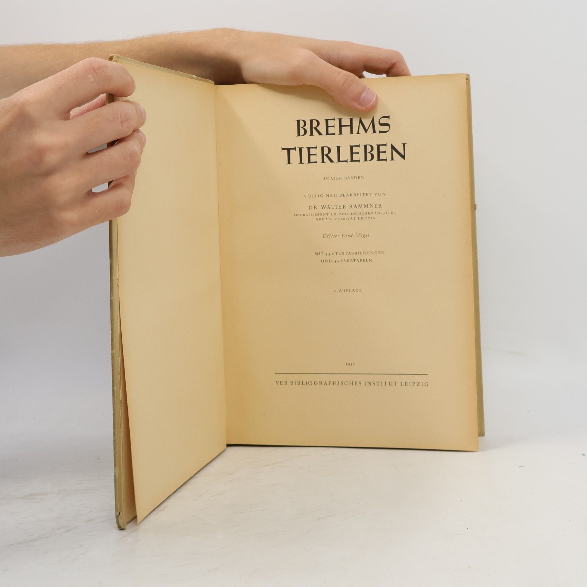 Alfred Edmund Brehm Brehms Tierleben 3. Vögel