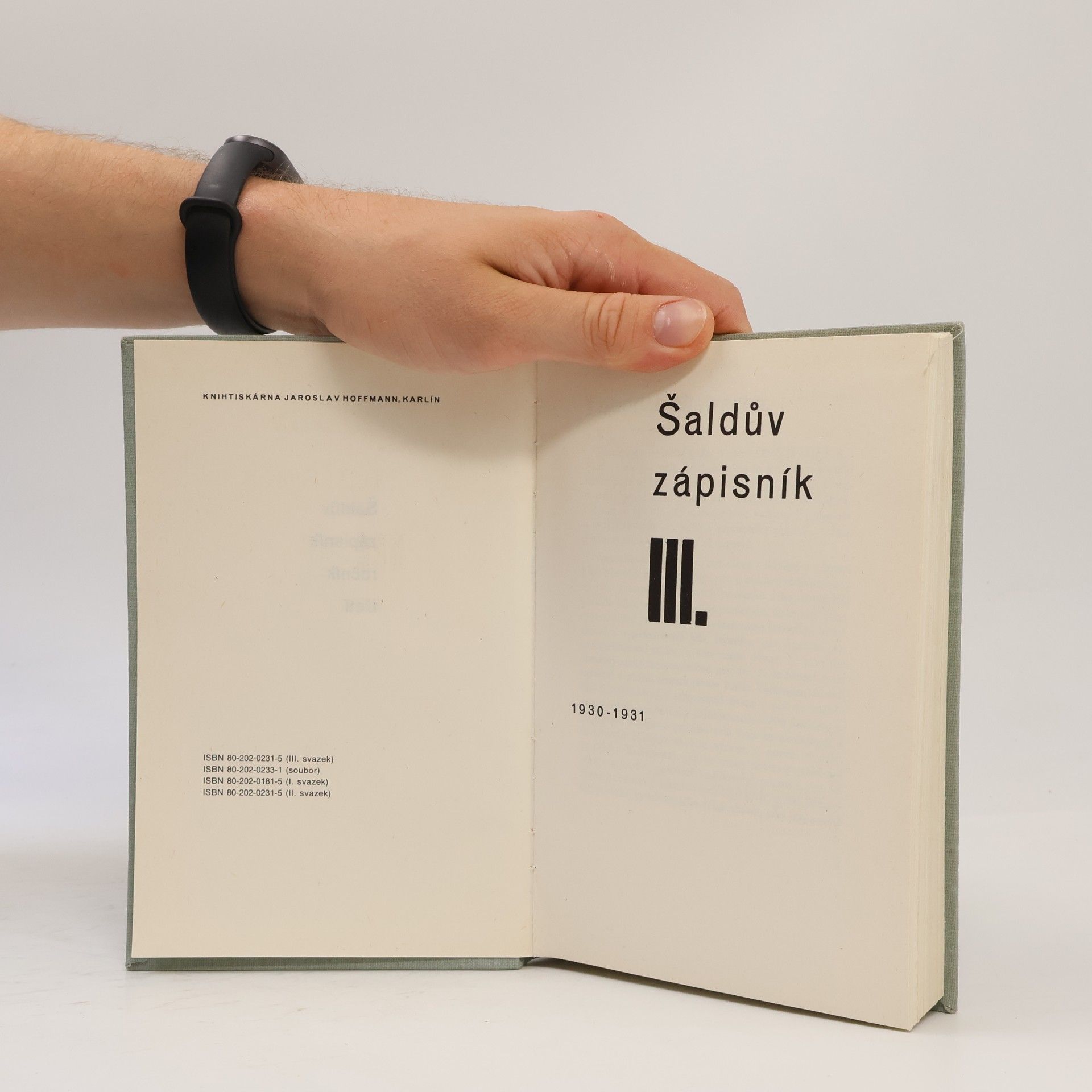 Collectif d'auteurs Šaldův zápisník III.