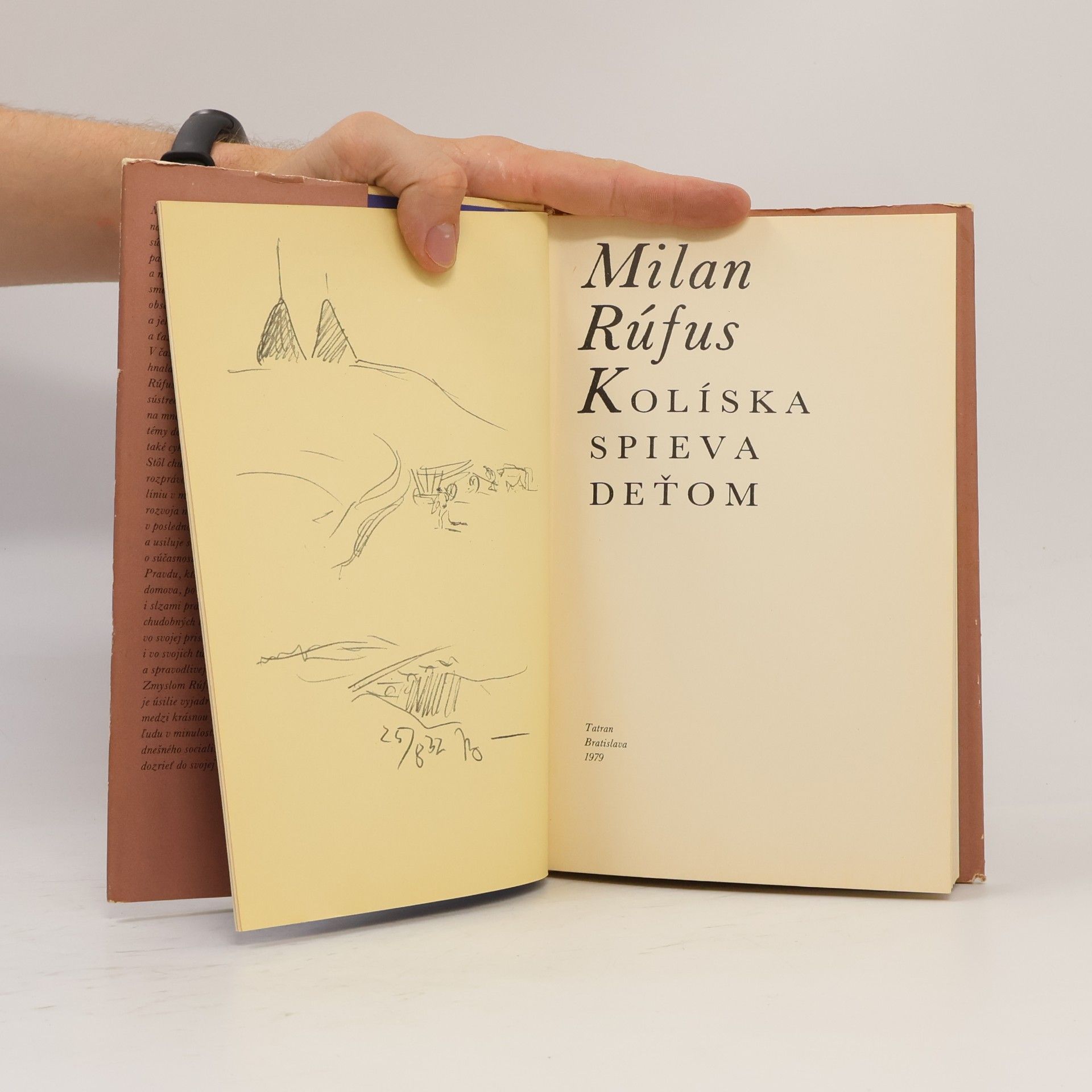 Milan Rúfus Kolíska spieva deťom