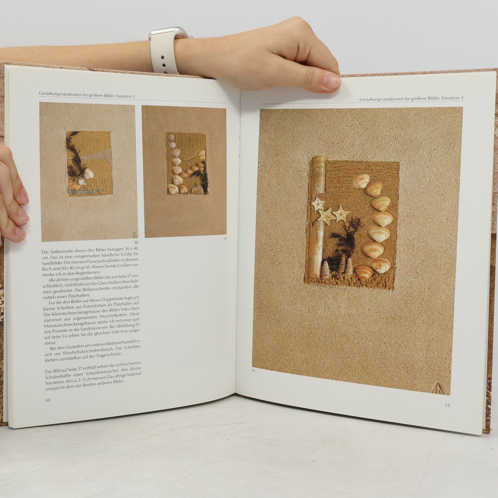 Gerlinde Hofmann Sandbilder: Materialen, Techniken, Motive