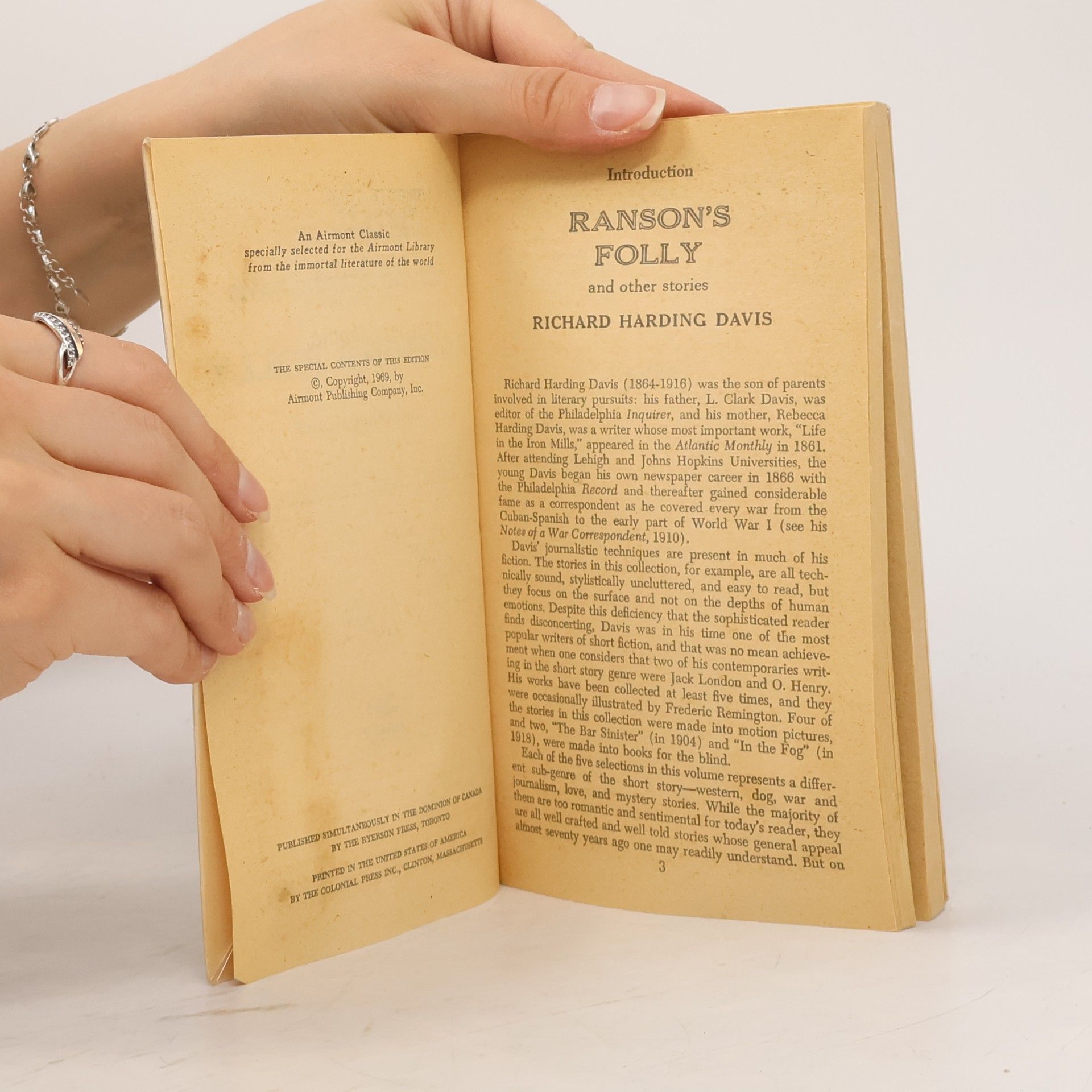 Richard Davis Ranson's Folly and Other Stories