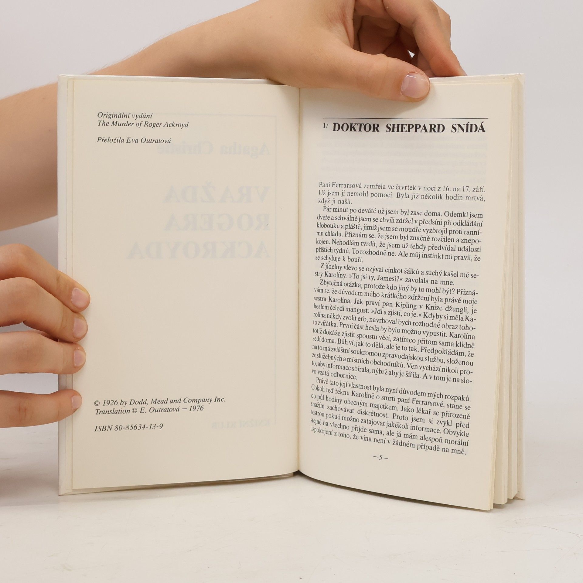 Agatha Christie Vražda Rogera Ackroyda