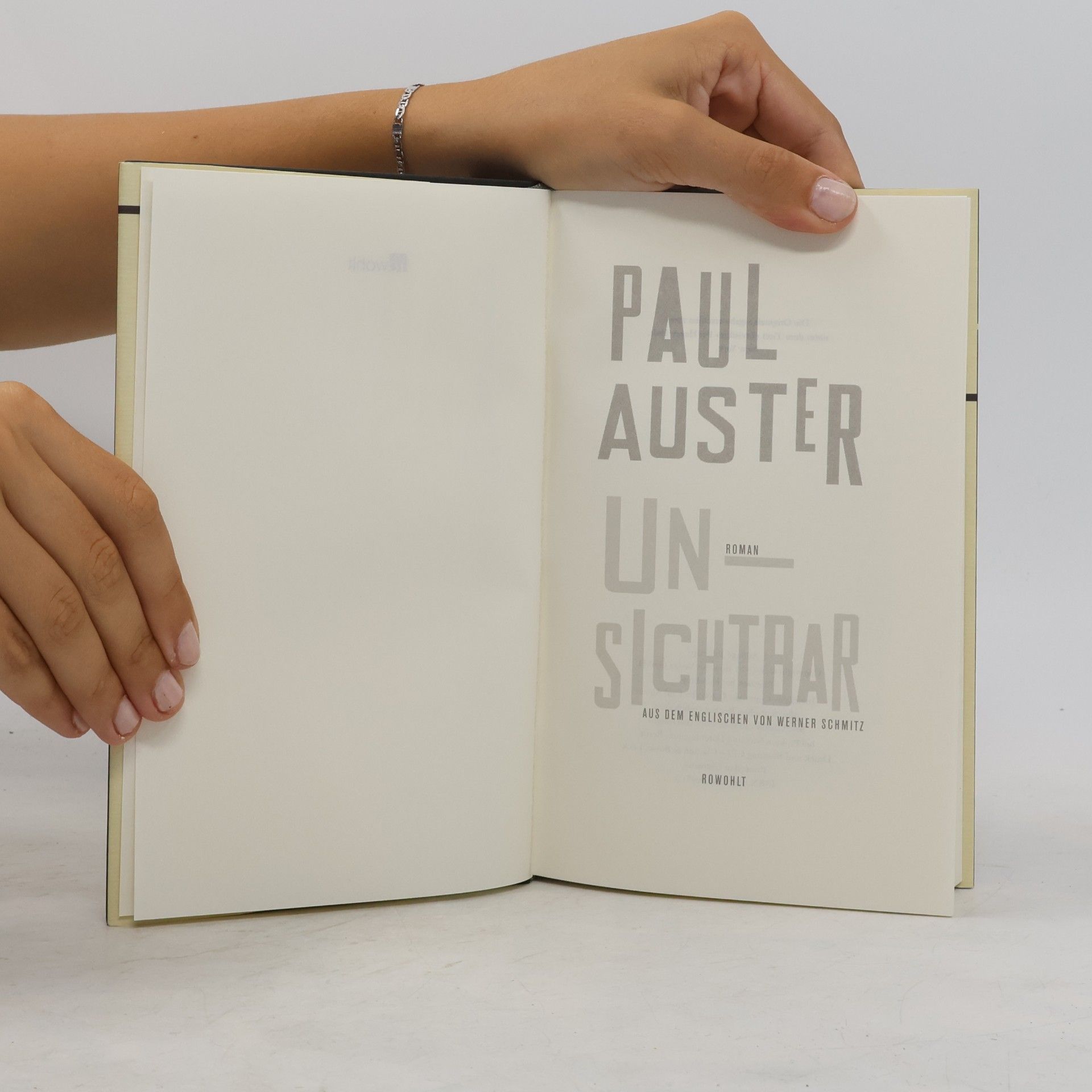 Paul Auster Unsichtbar