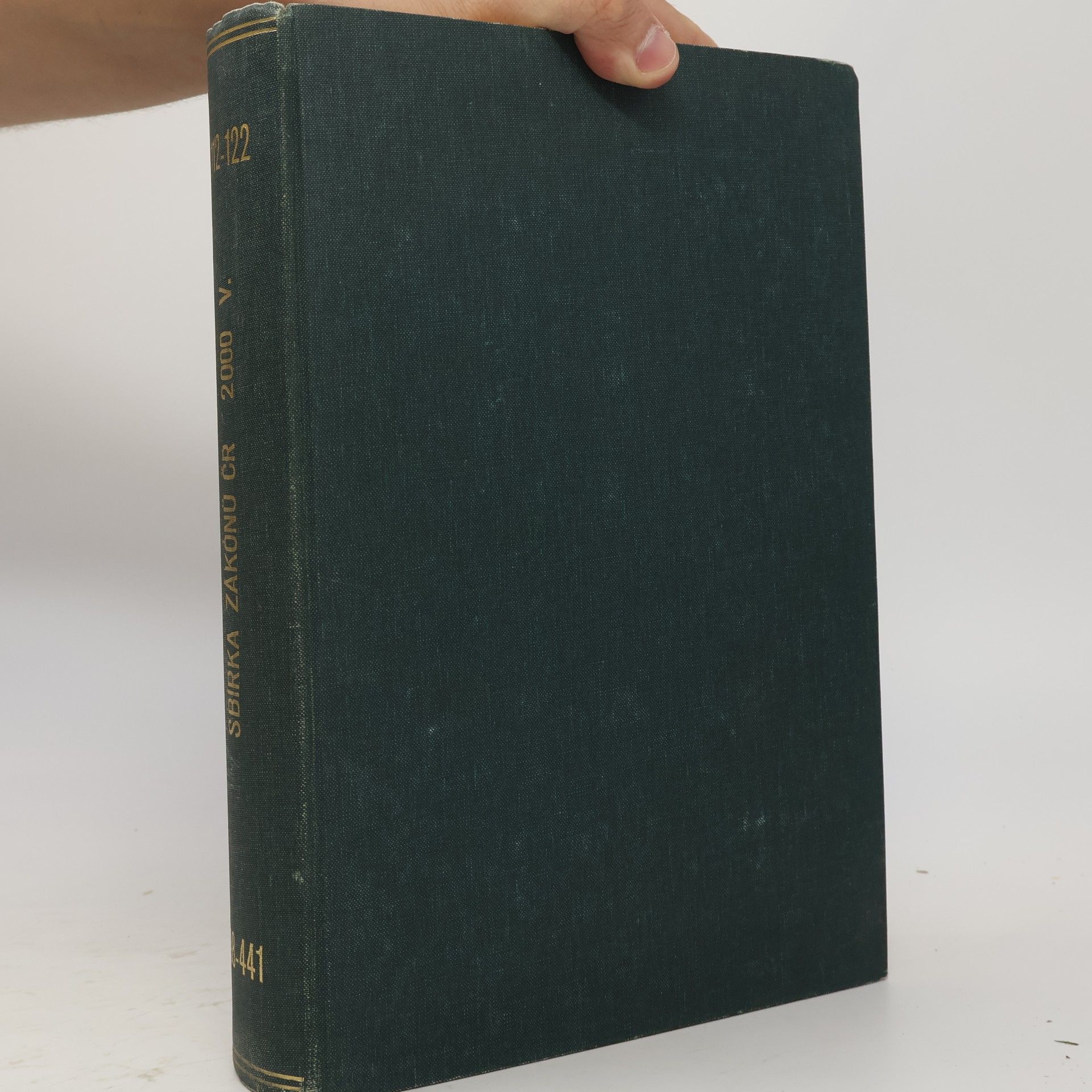 Collectif d'auteurs Sbírka zákonů ČR 2000 V. 112-122