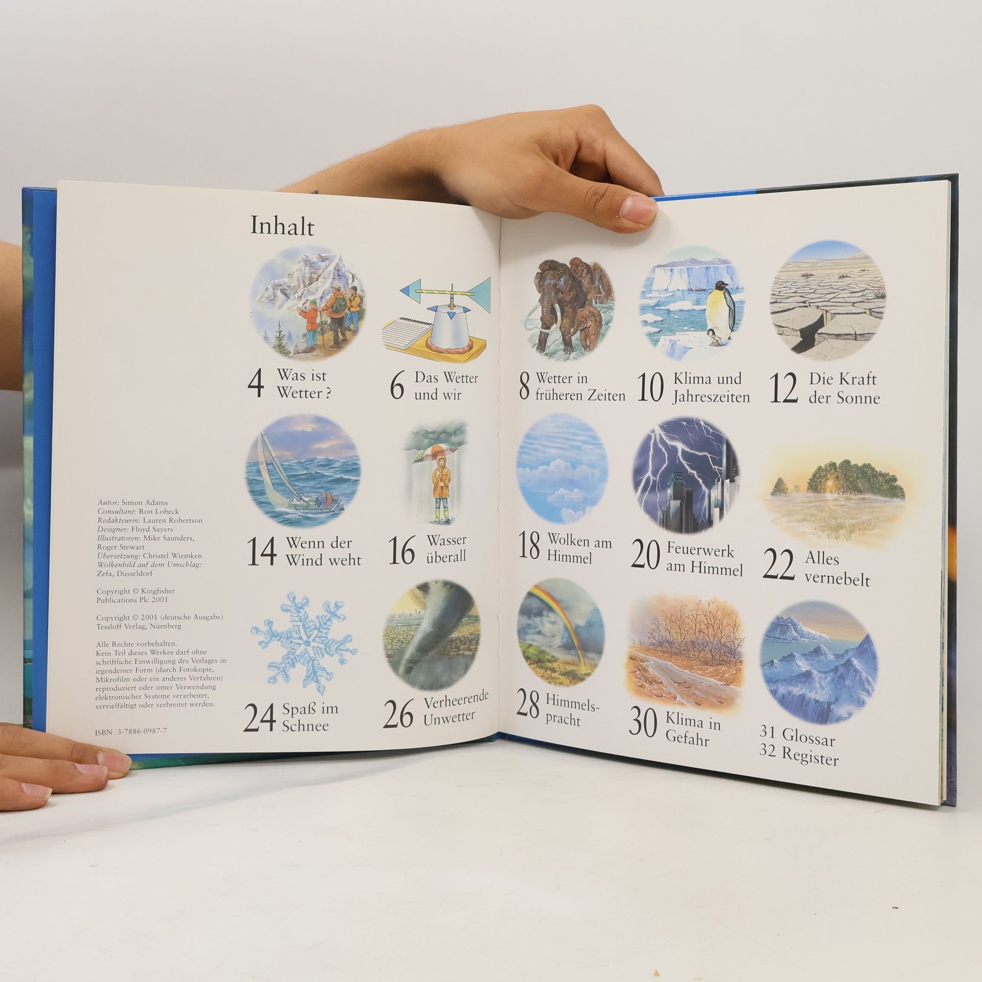 Simon Adams Tessloffs erstes Buch vom Wetter