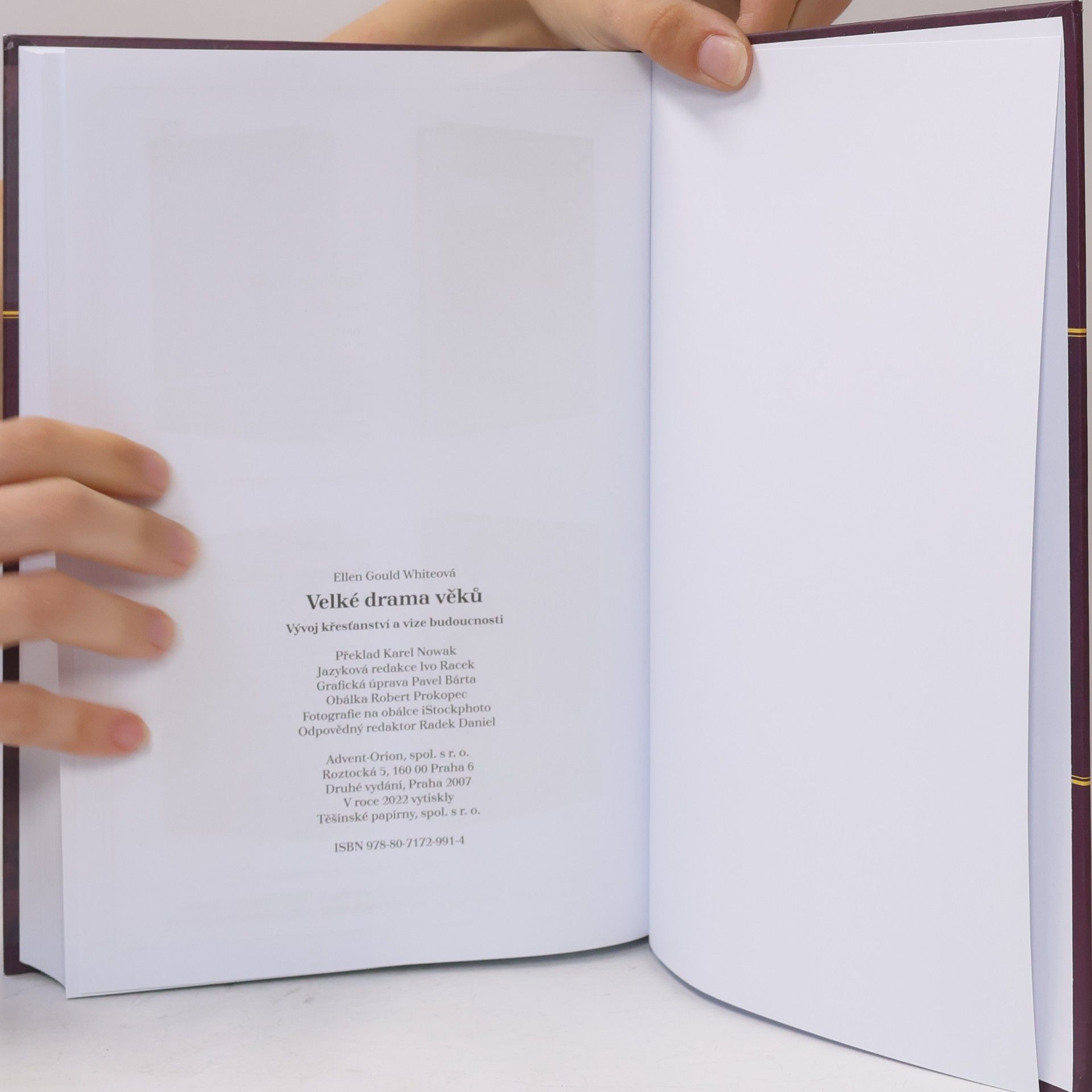Ellen G. White Velké drama věků. Vývoj křesťanství a vize budoucnosti