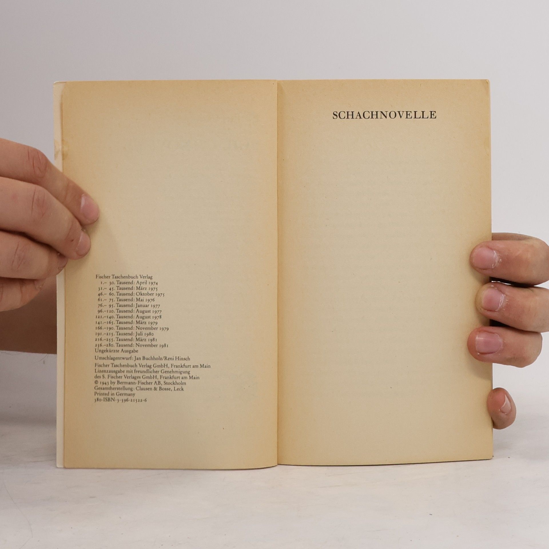 Stefan Zweig Schachnovelle
