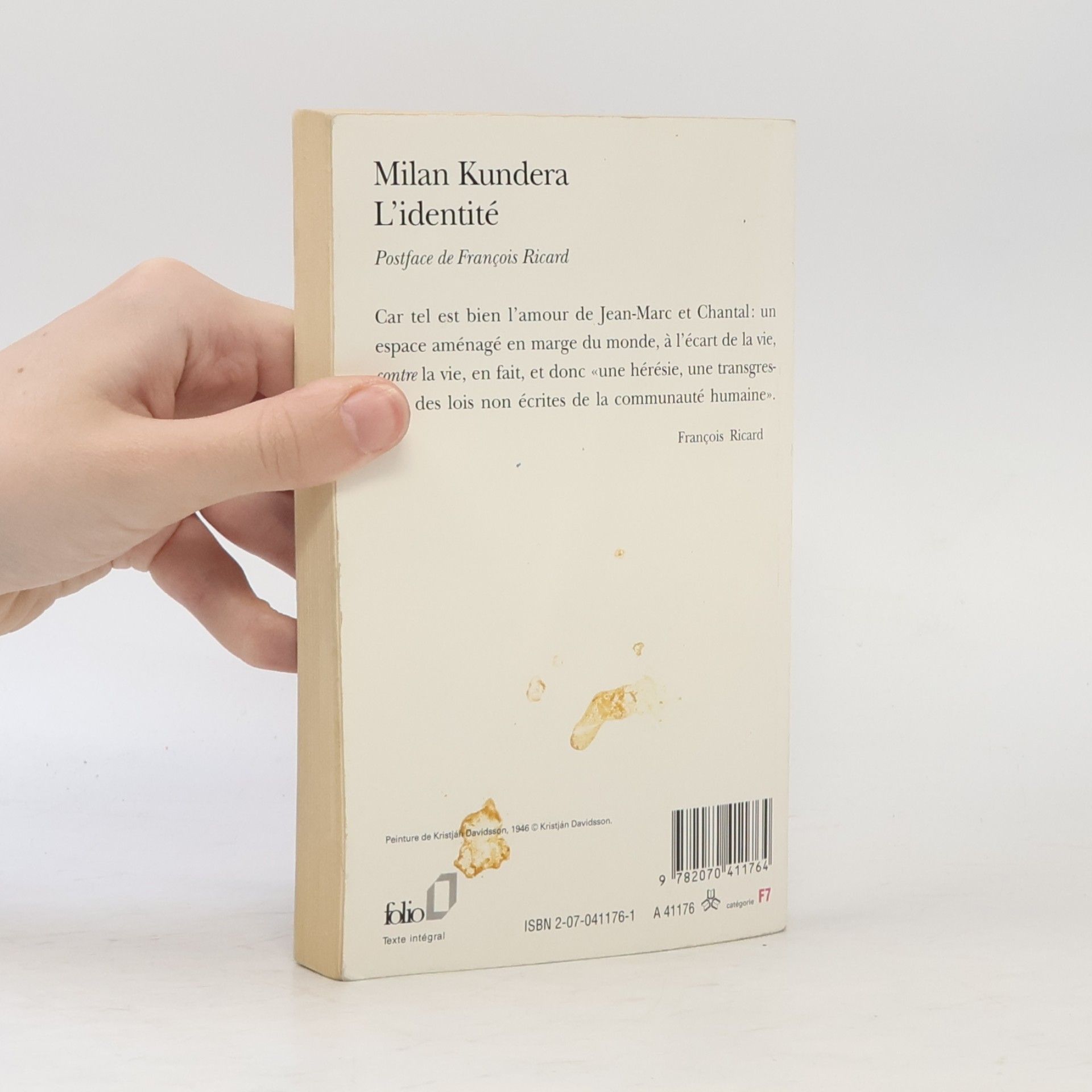 Milan Kundera L' identité