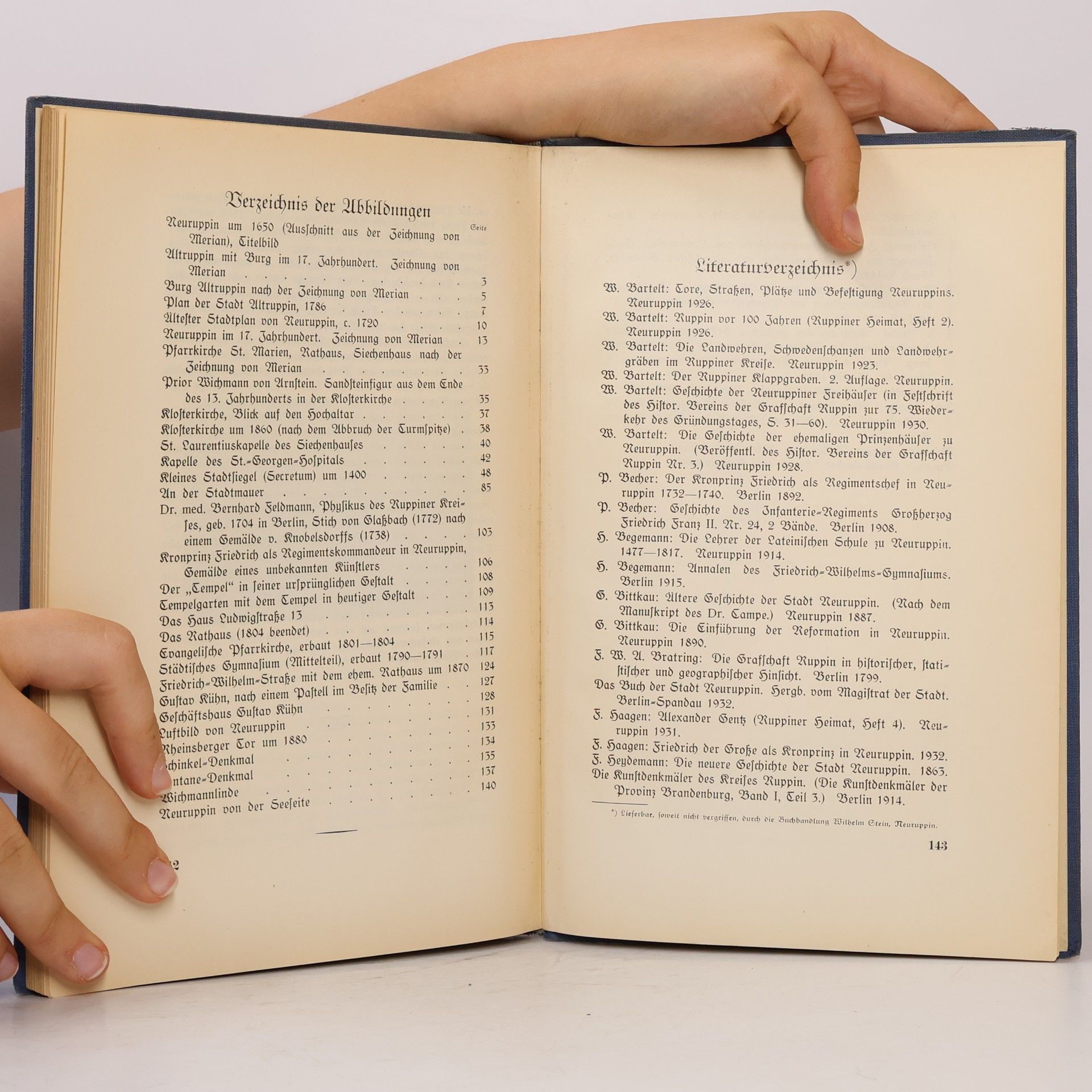 Johannes Schütze Geschichte der Stadt Neuruppin