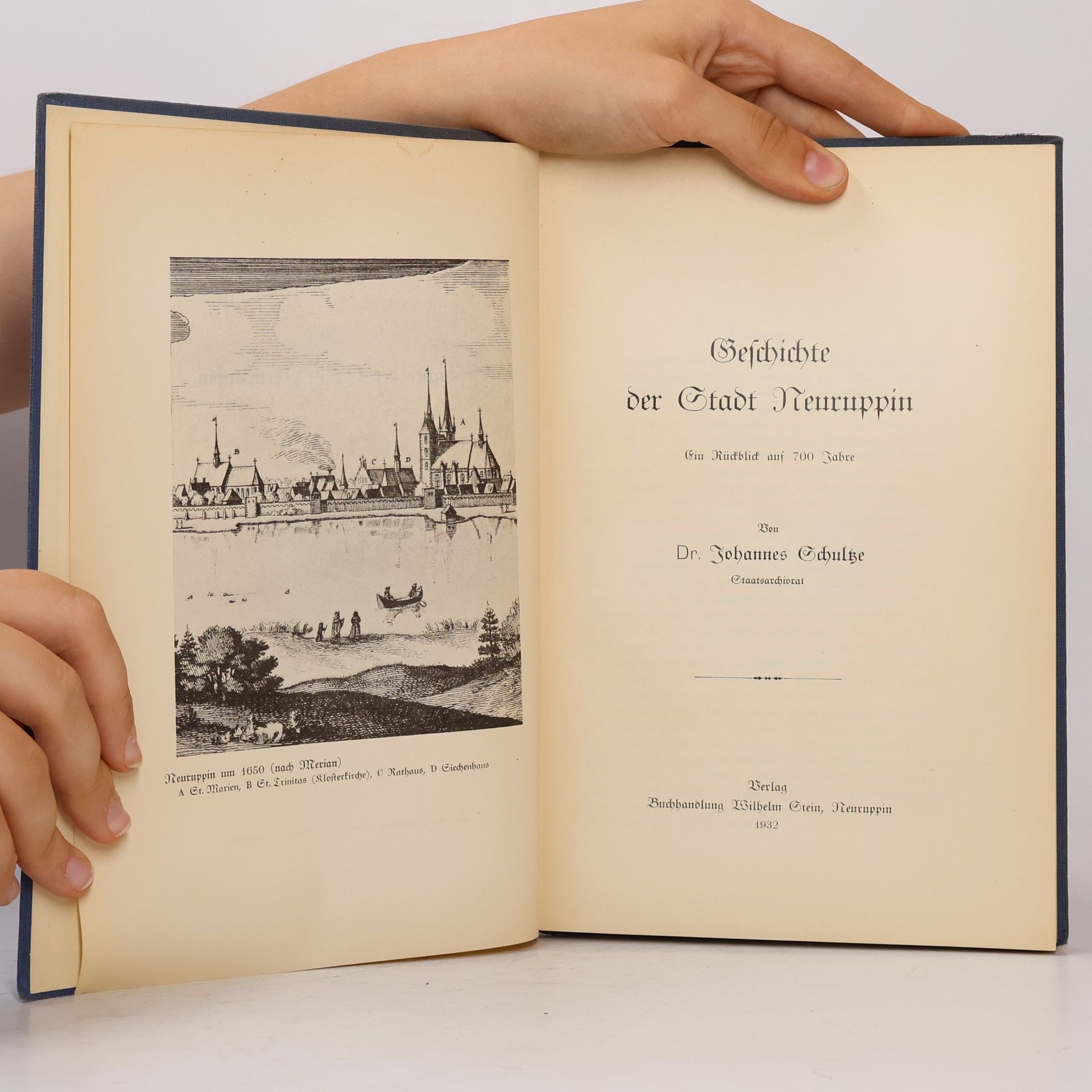 Johannes Schütze Geschichte der Stadt Neuruppin