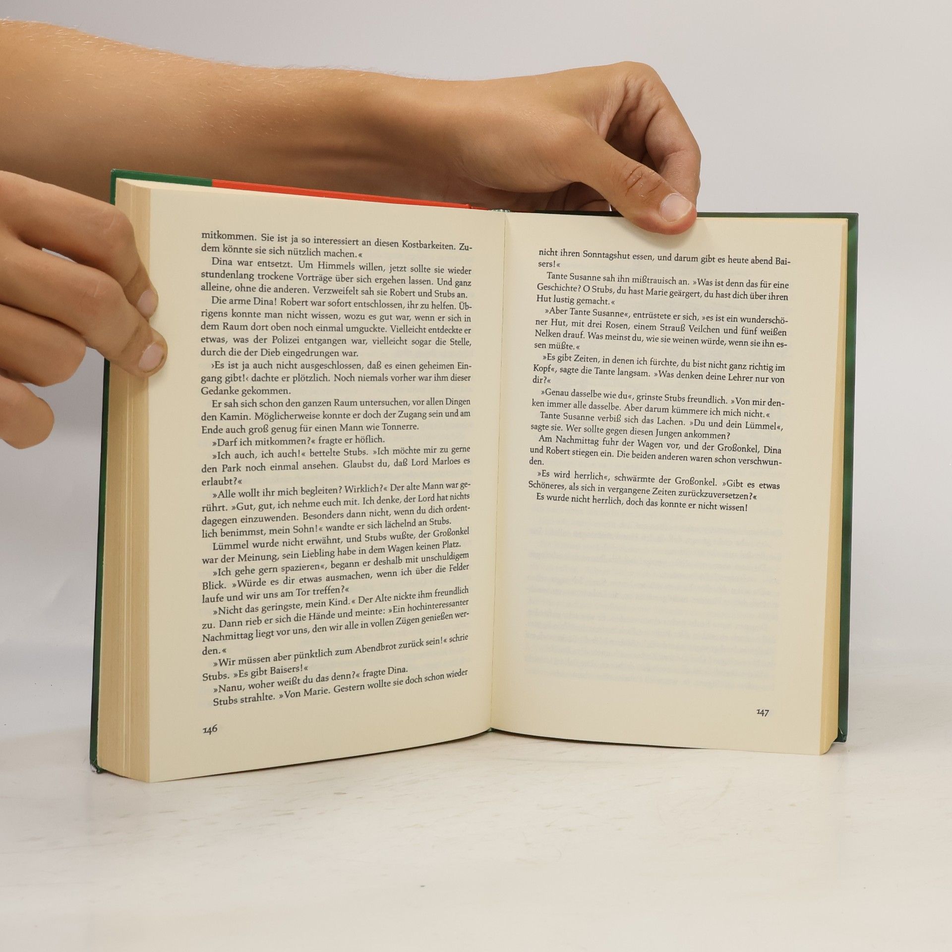 Enid Blyton Rätsel um die grüne Hand. Ein Doppelband.