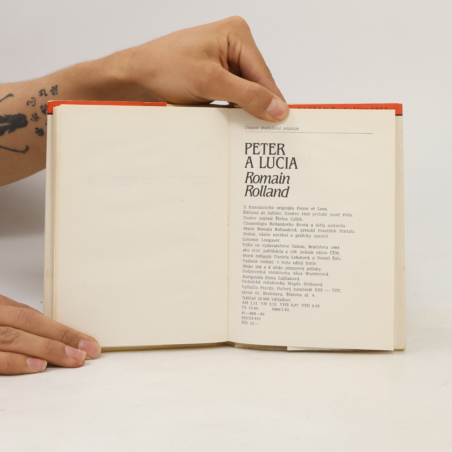 Romain Rolland Peter a Lucia