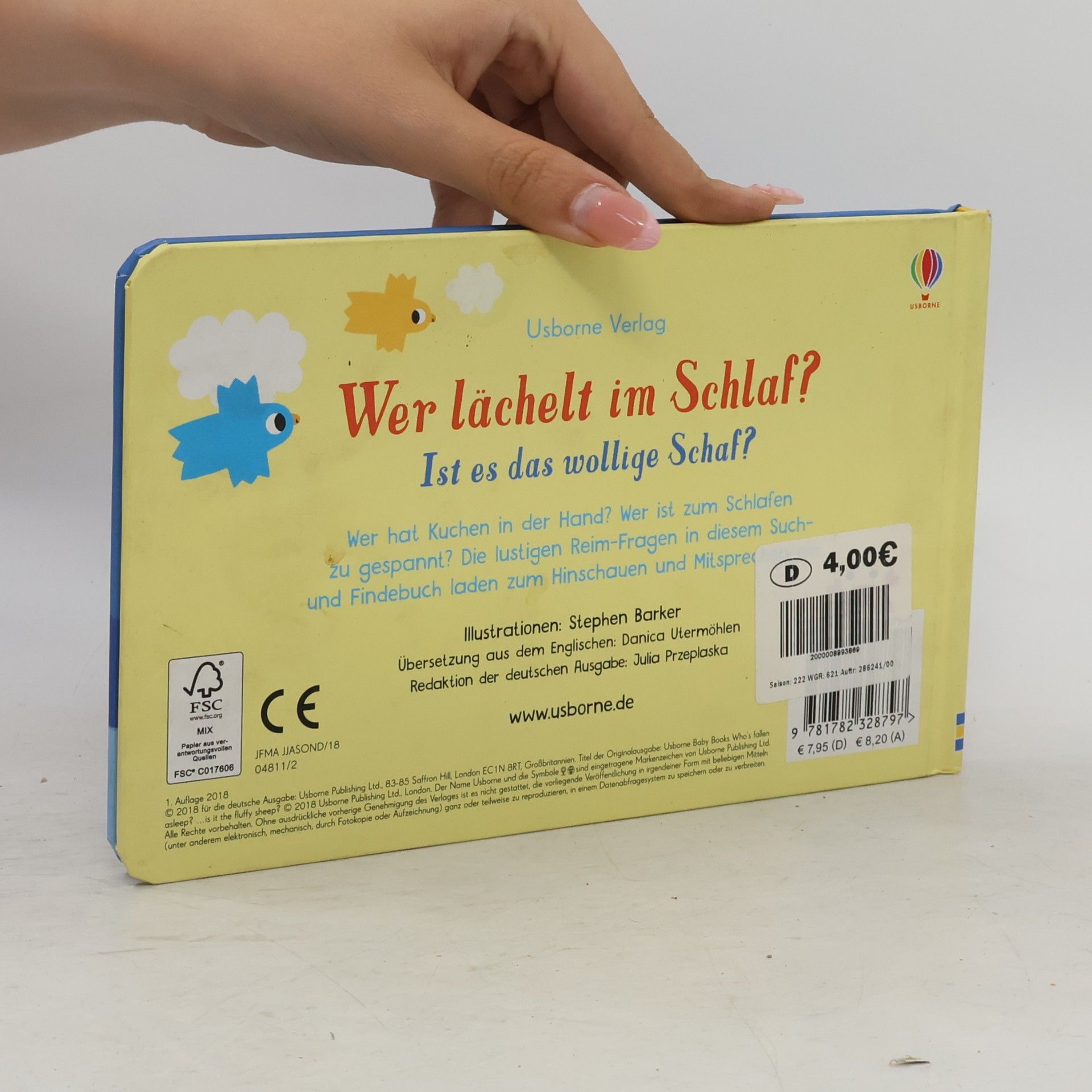 Stephen Barker Wer lächelt im Schlaf? Ist es das wollige Schaf?