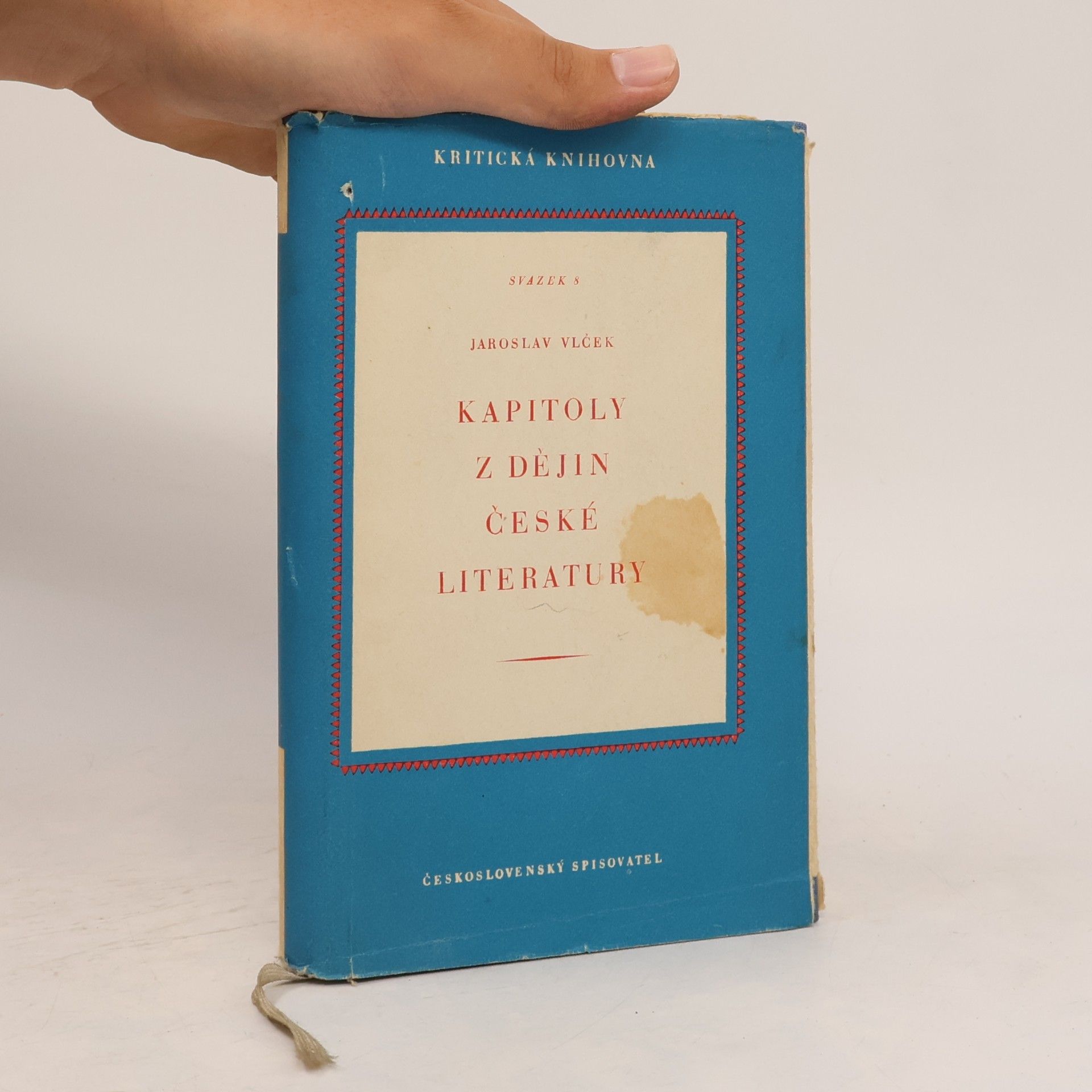 Jaroslav Vlček Kapitoly z dějin české literatury