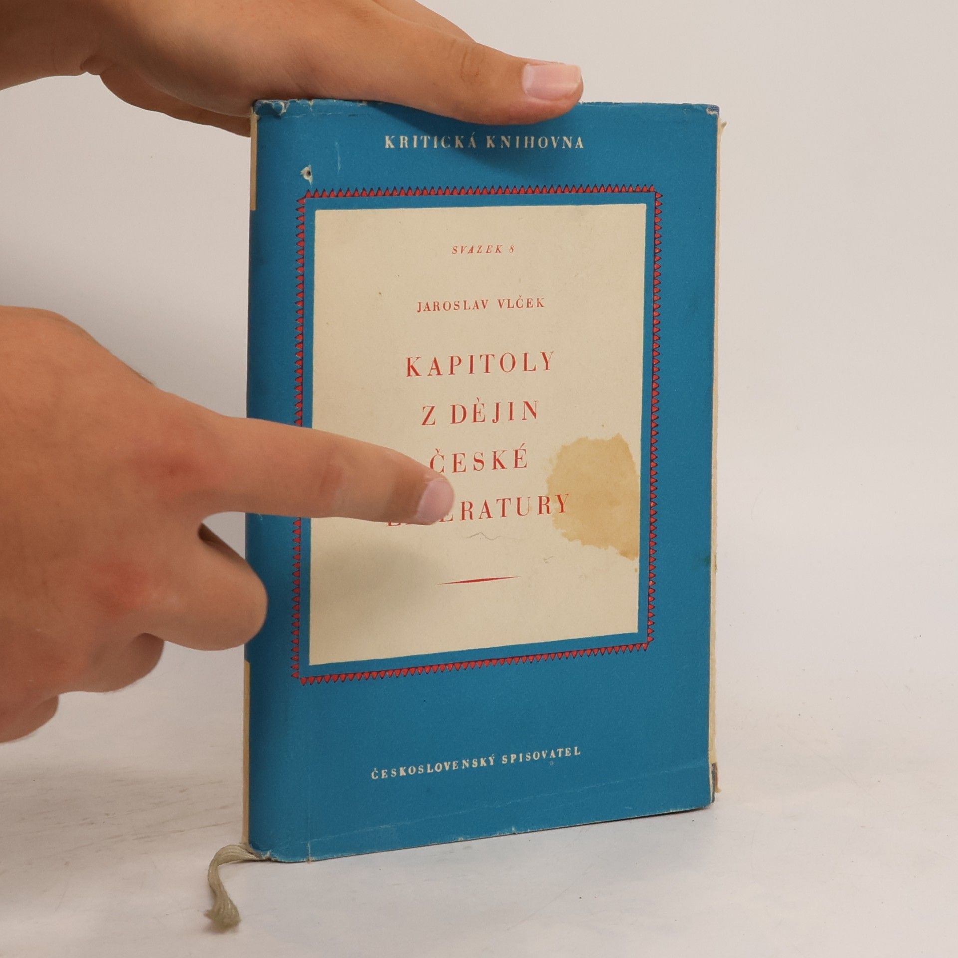 Jaroslav Vlček Kapitoly z dějin české literatury