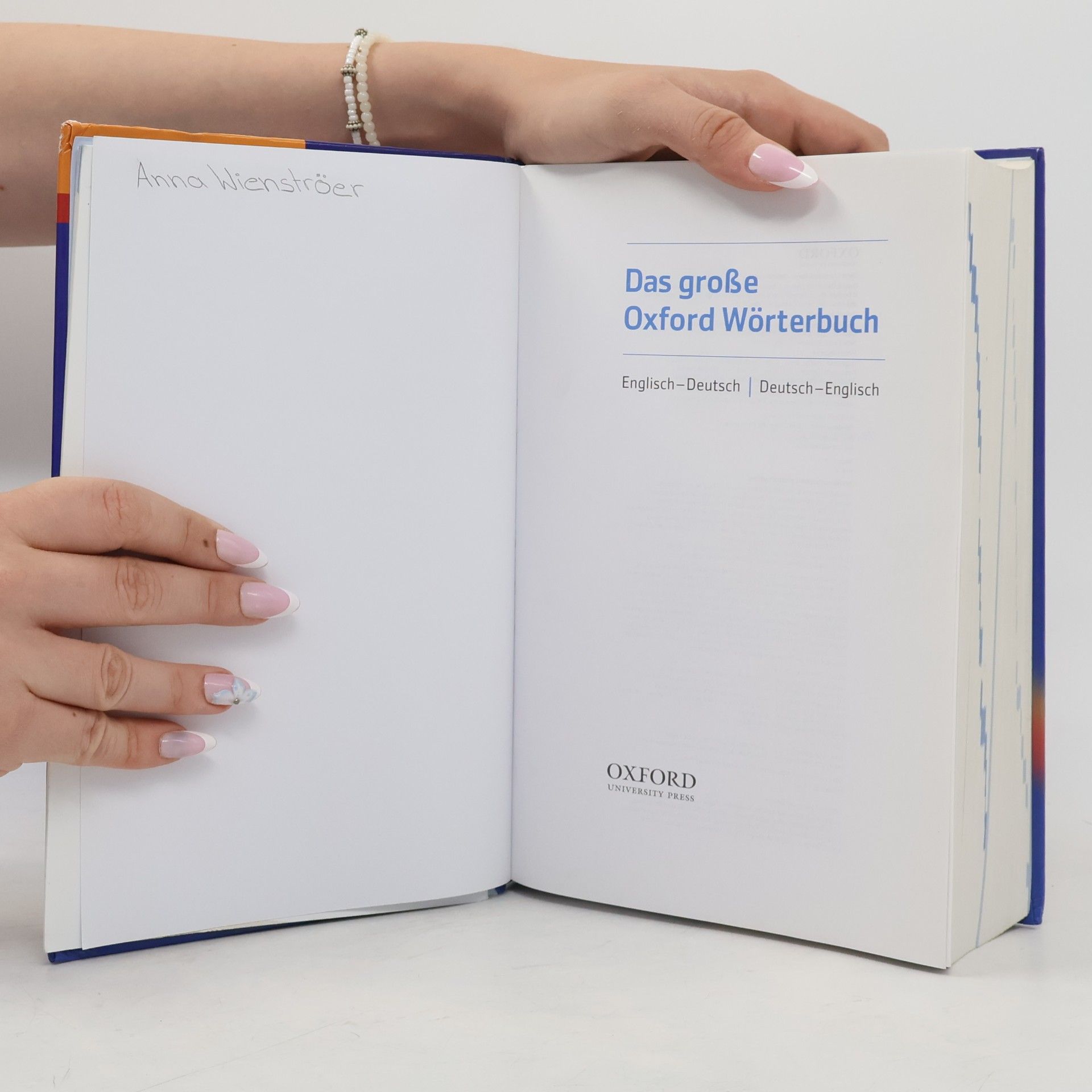 Various authors Das große Oxford-Wörterbuch : Englisch-Deutsch