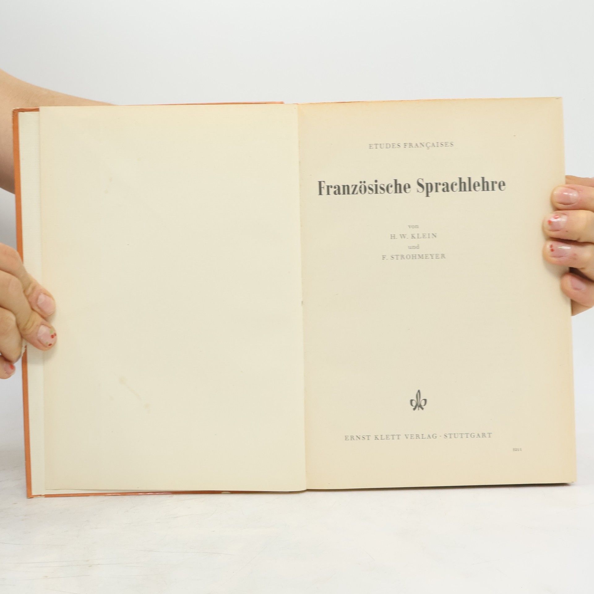 H. W. Klein Französische Sprachlehre