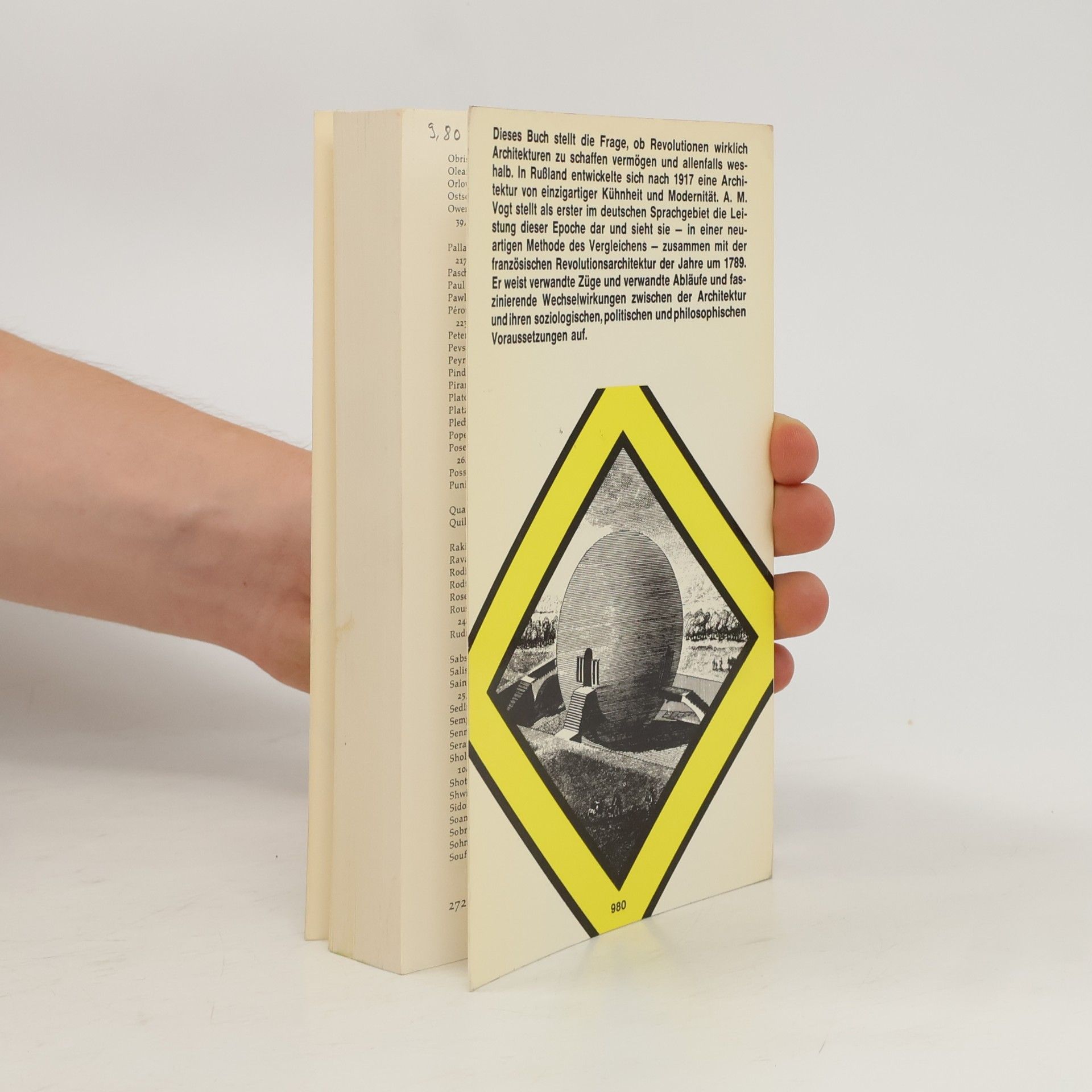 Adolf Max Vogt Russische und französische Revolutions-Architektur