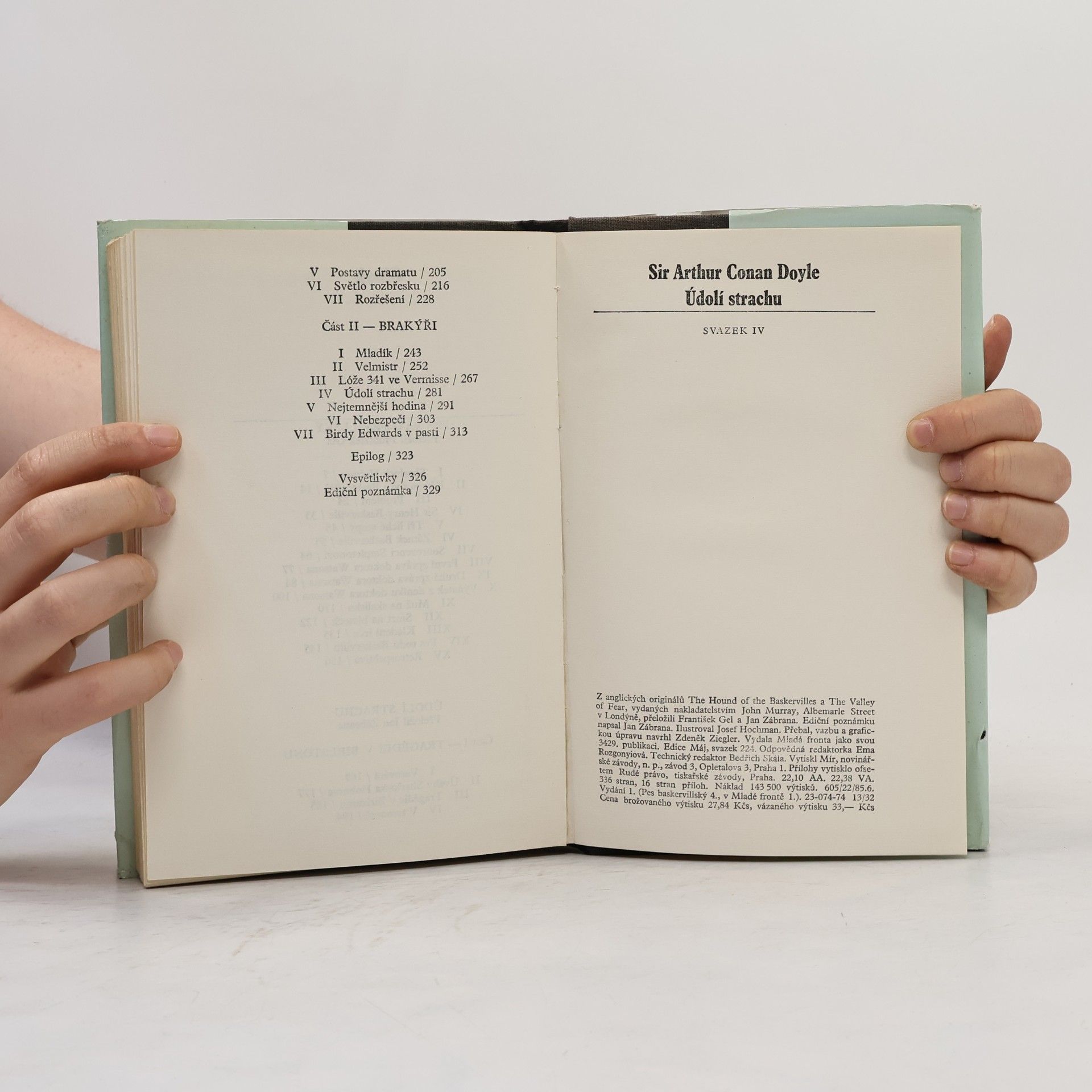 Arthur Conan Doyle Údolí strachu