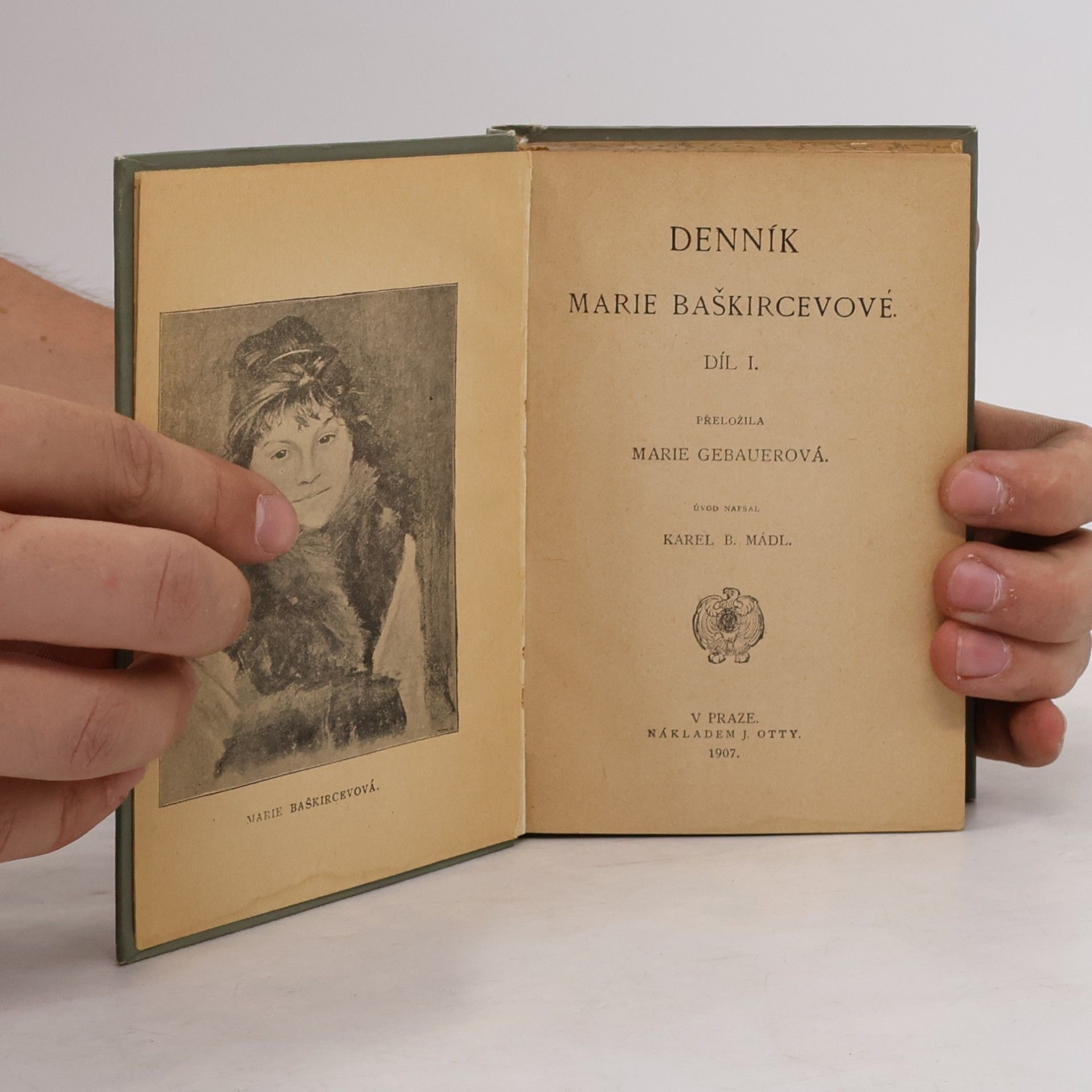Marie Gebauerová Denník Marie Baškircevové I.
