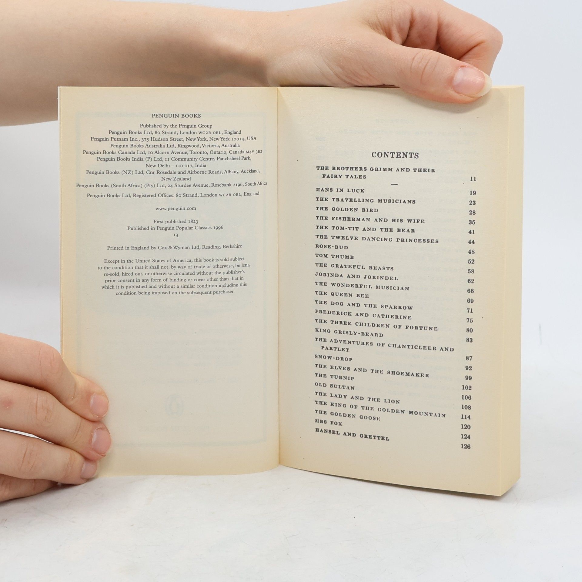 Jacob Grimm Grimms' Fairy Tales