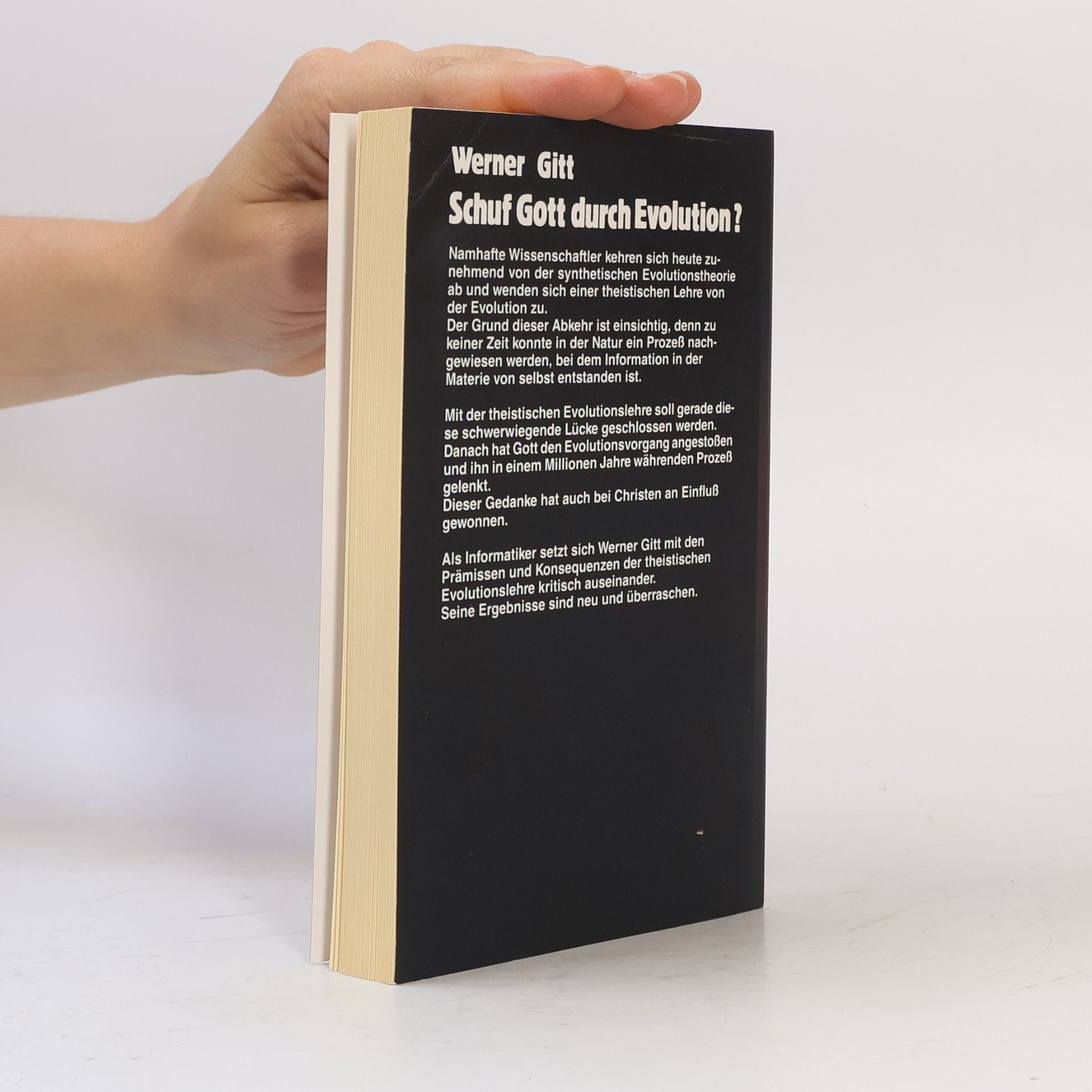 Werner Gitt Schuf Gott durch Evolution?