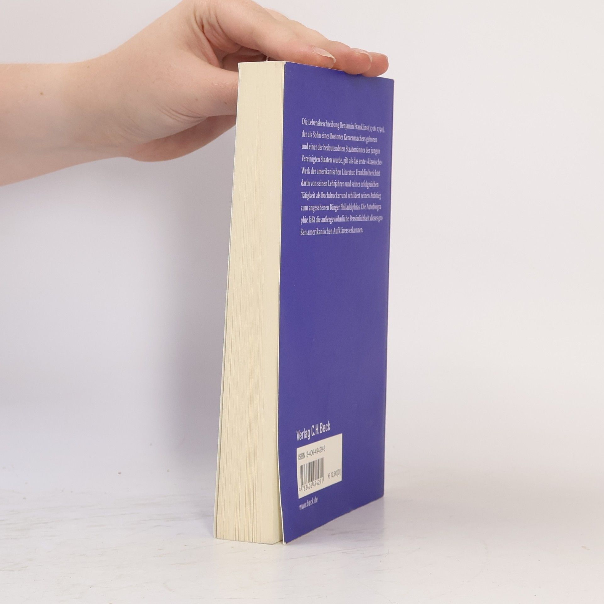 Benjamin Franklin Autobiographie