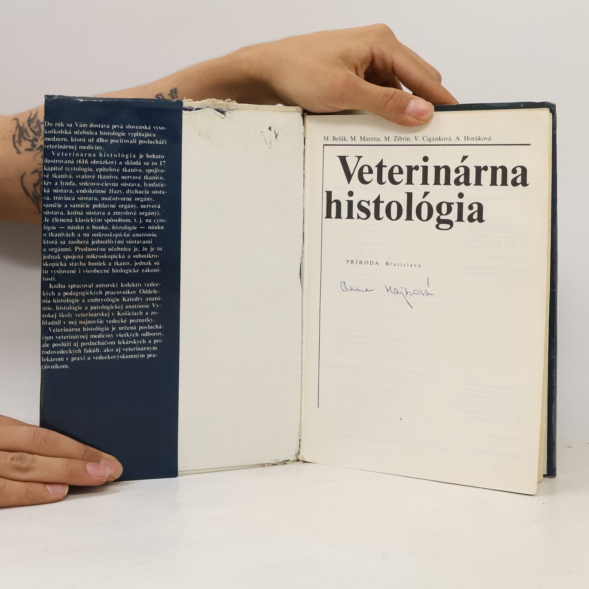 Milan Belák Veterinárna histológia