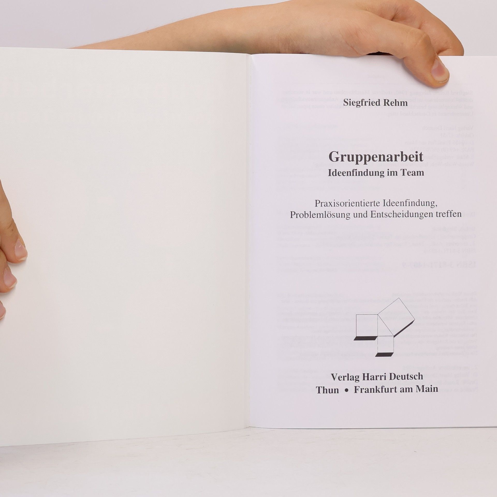 Siegfried Rehm Gruppenarbeit