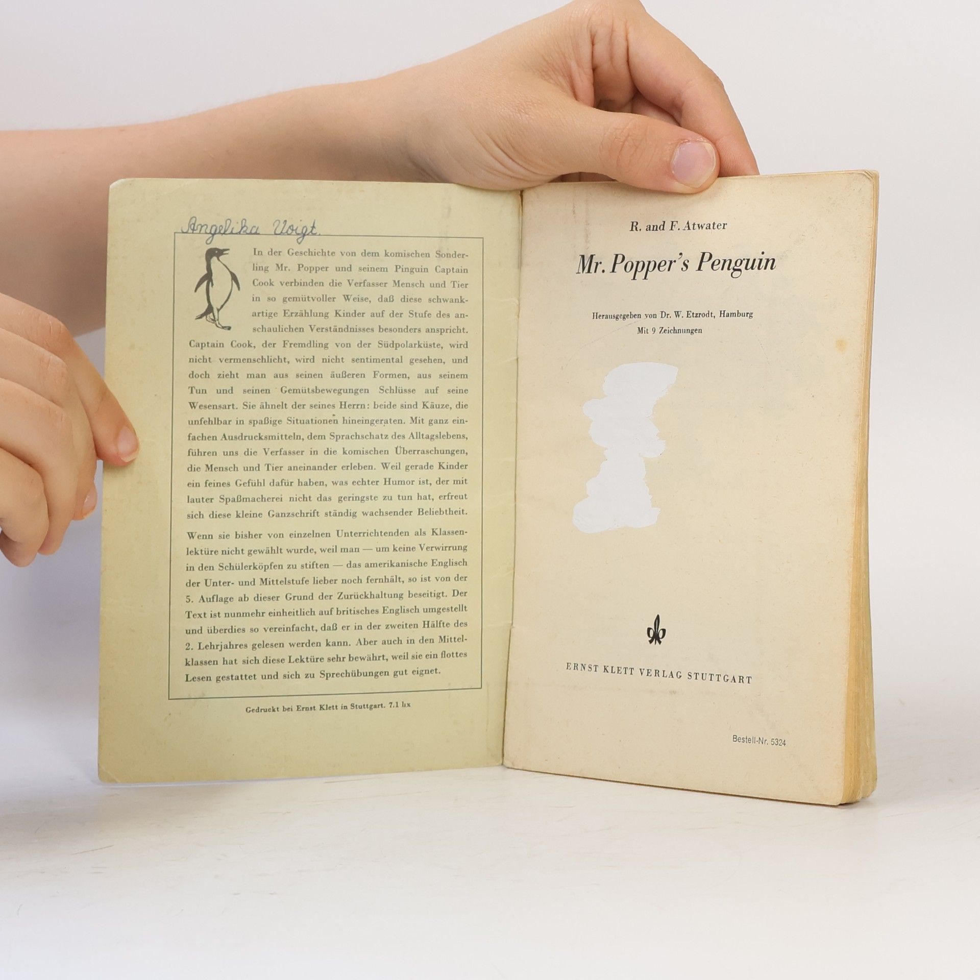 Richard Atwater Mr. Popper's Penguin