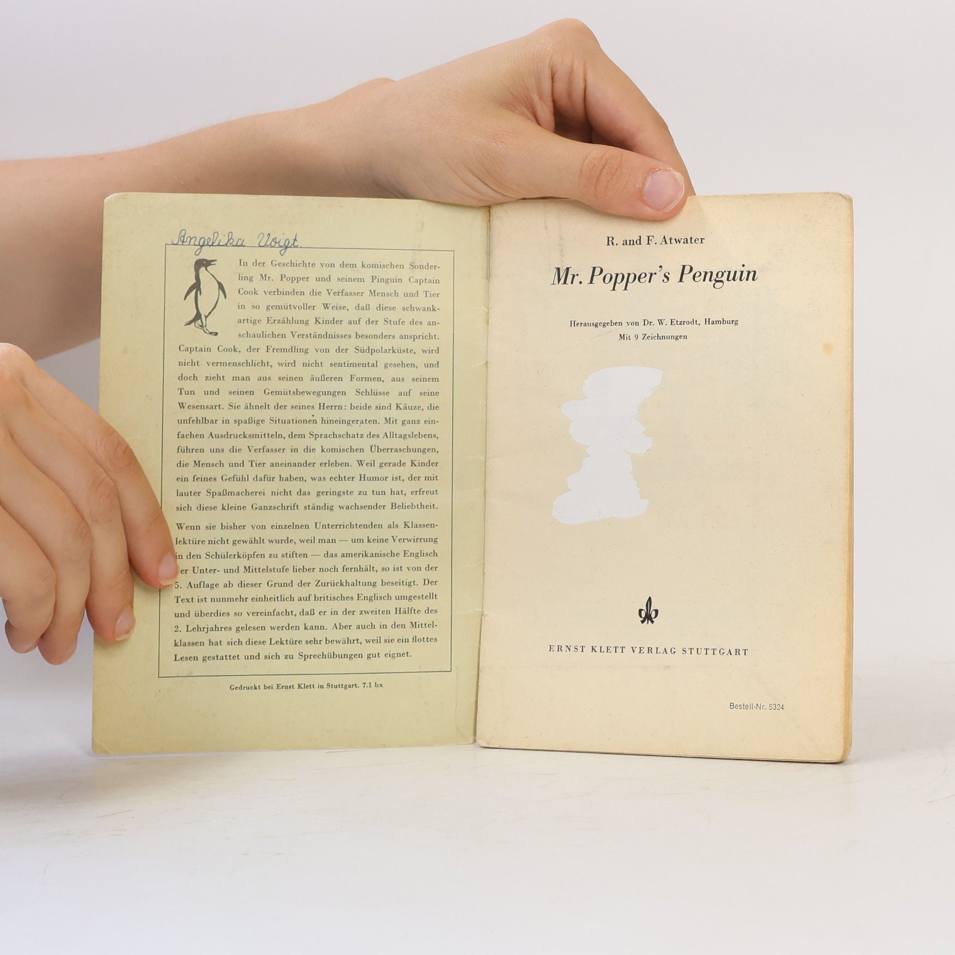 Richard Atwater Mr. Popper's Penguin