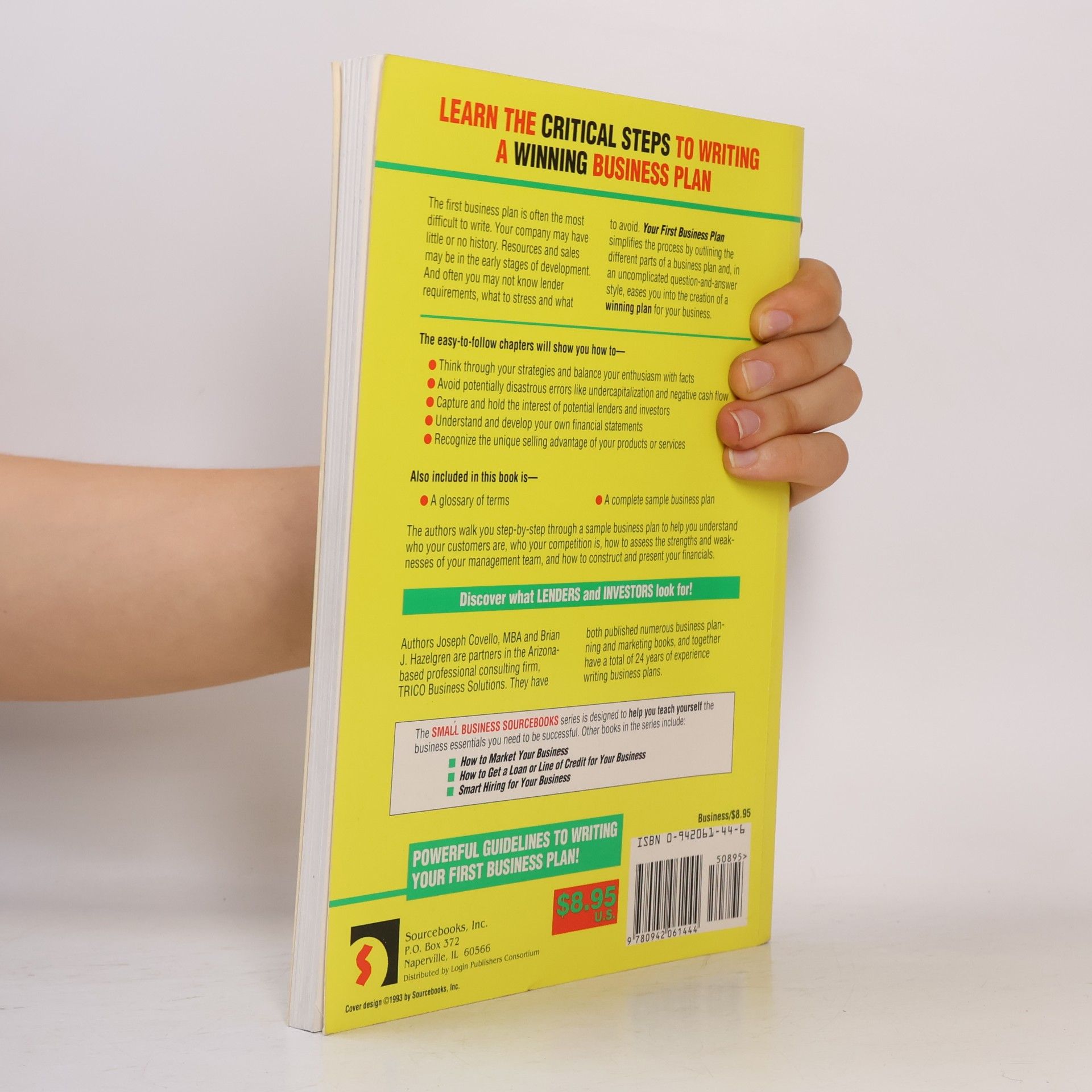 Joseph A. Covello Your First Business Plan