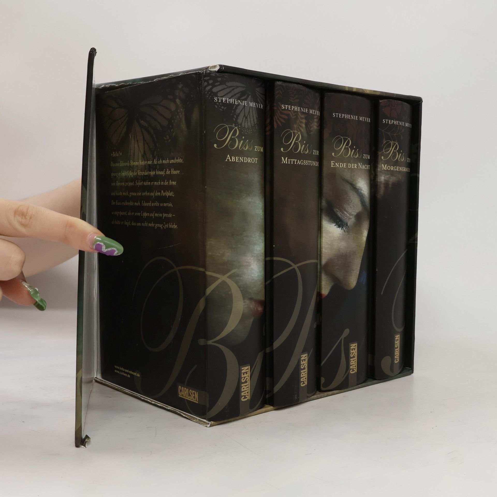 Stephenie Meyer Bella und Edward: Biss 1-4 im Schuber