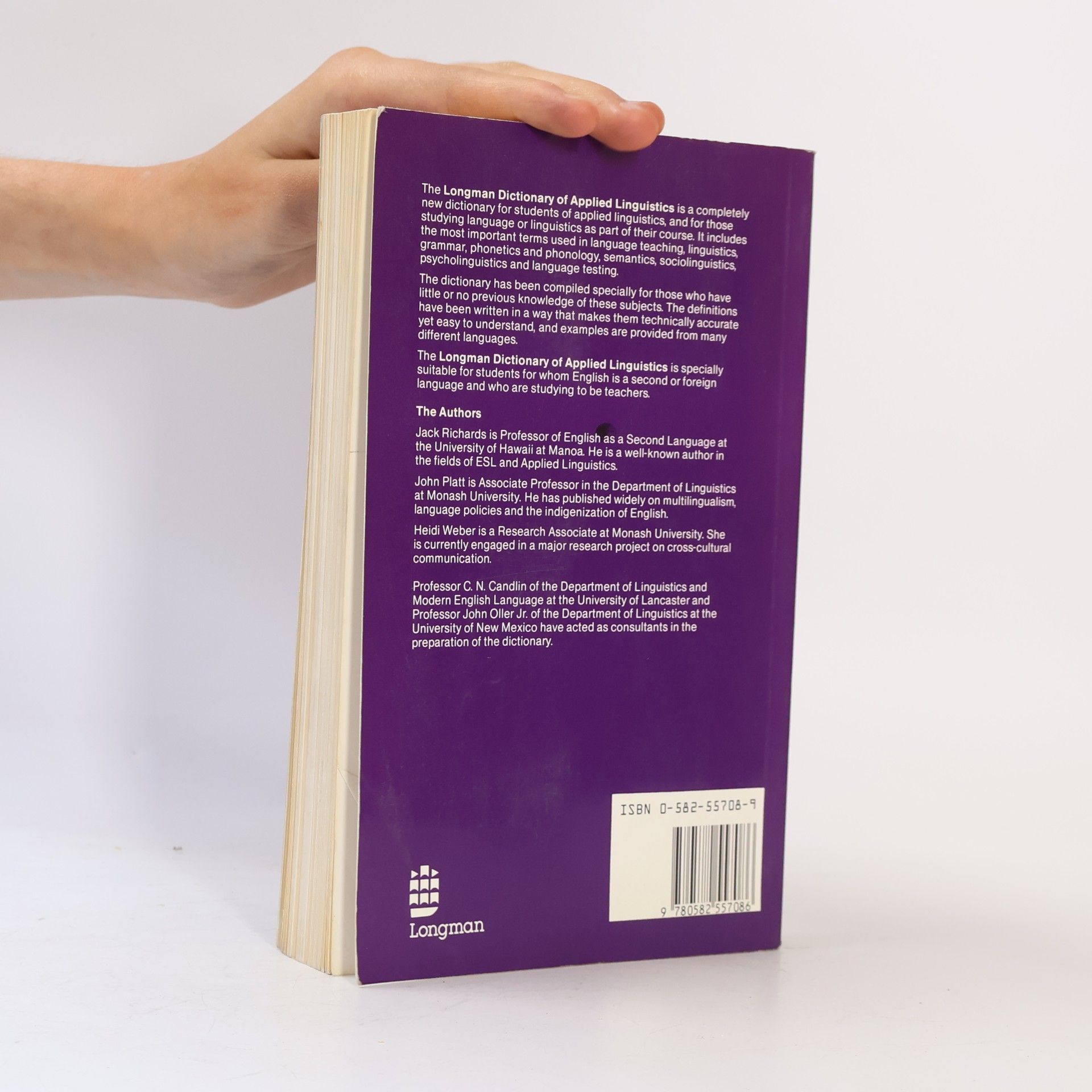 Heidi Weber Longman dictionary of applied linguistics