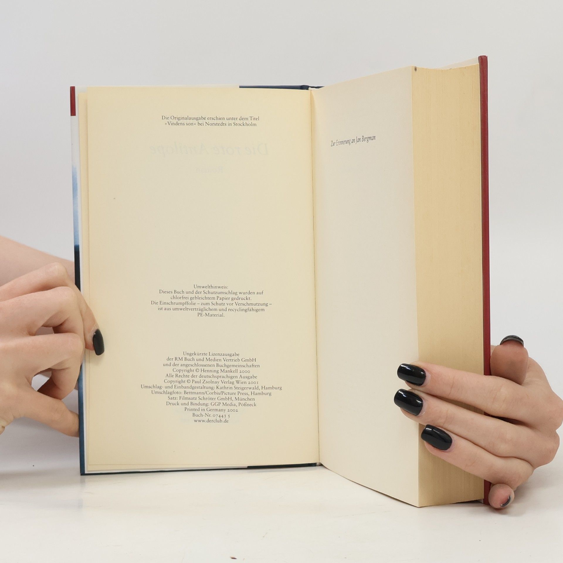 Henning Mankell Die rote Antilope