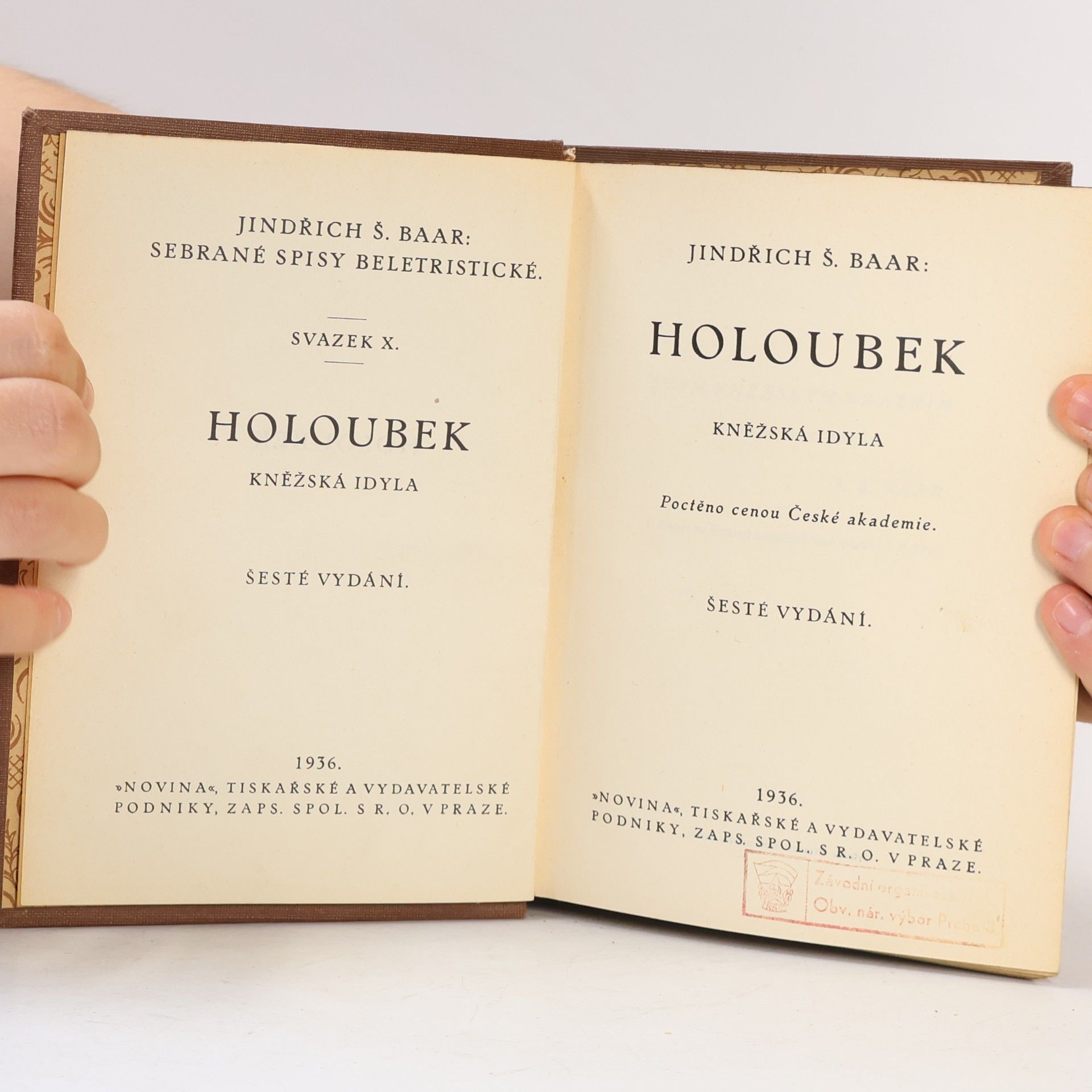 Jindřich Šimon Baar Holoubek