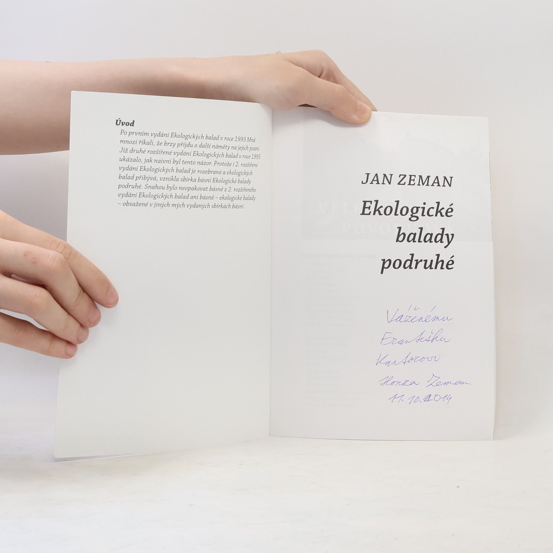 Jan Zeman Ekologické balady podruhé
