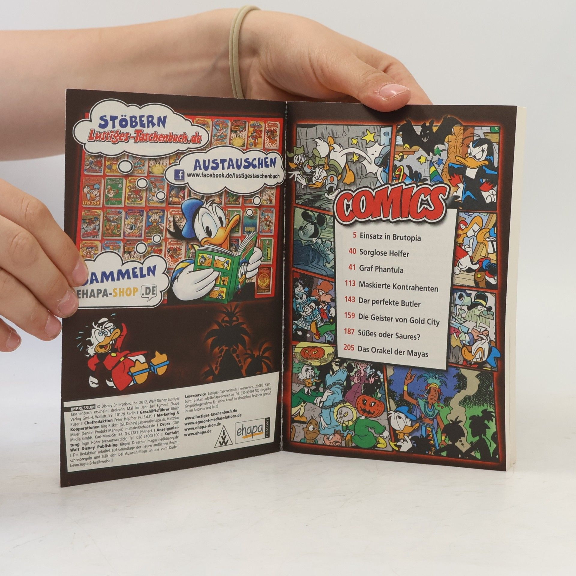 Walt Disney Lustiges Taschenbuch 434. Das Orakel der Mayas