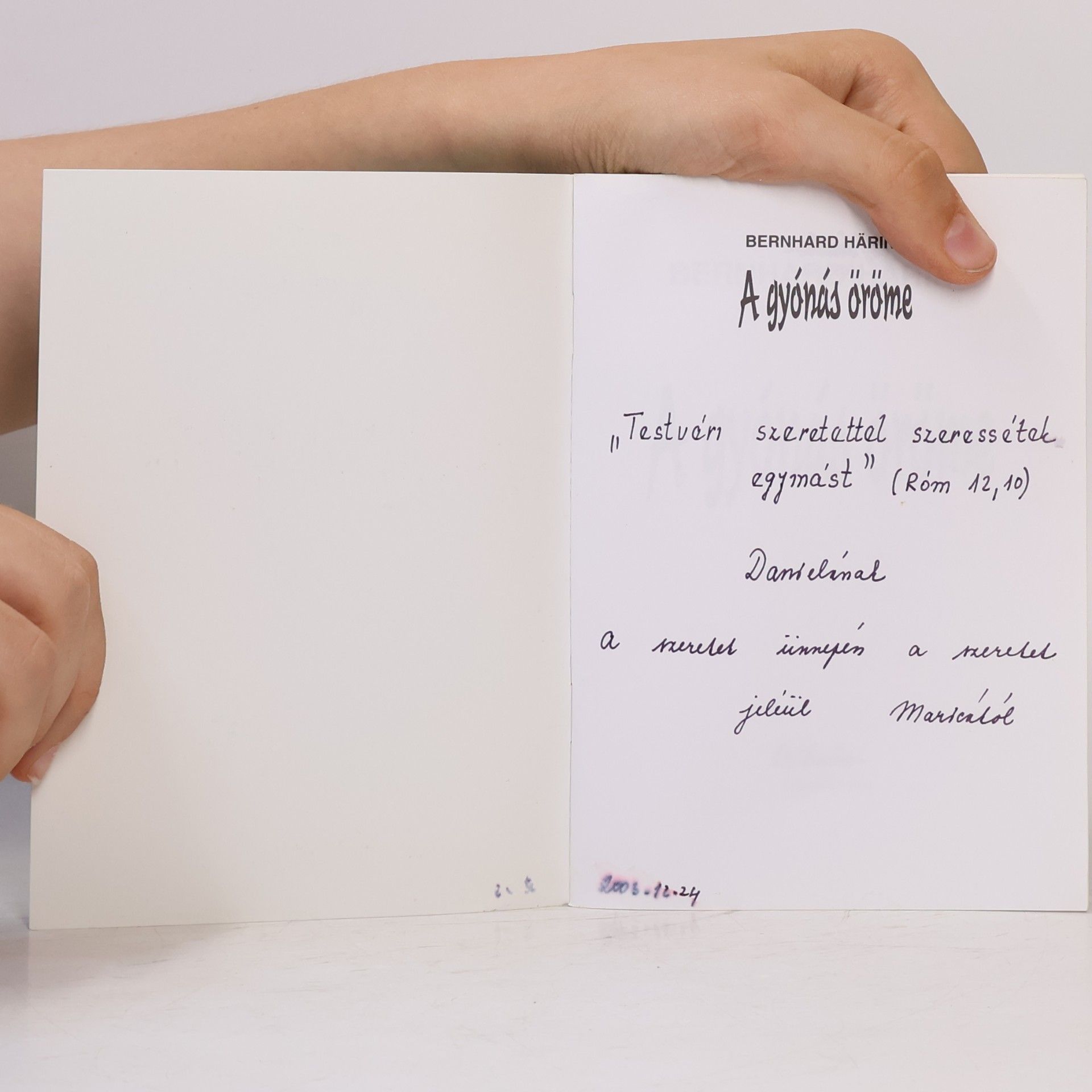 Bernhard Häring A gyónás öröme