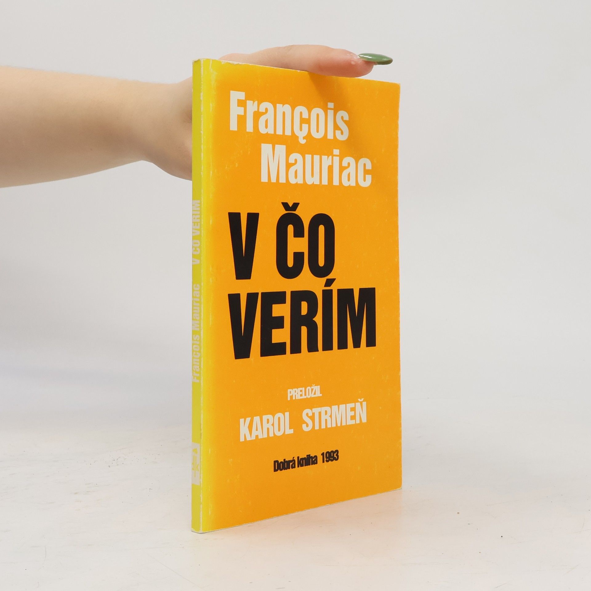 François Mauriac V čo verím