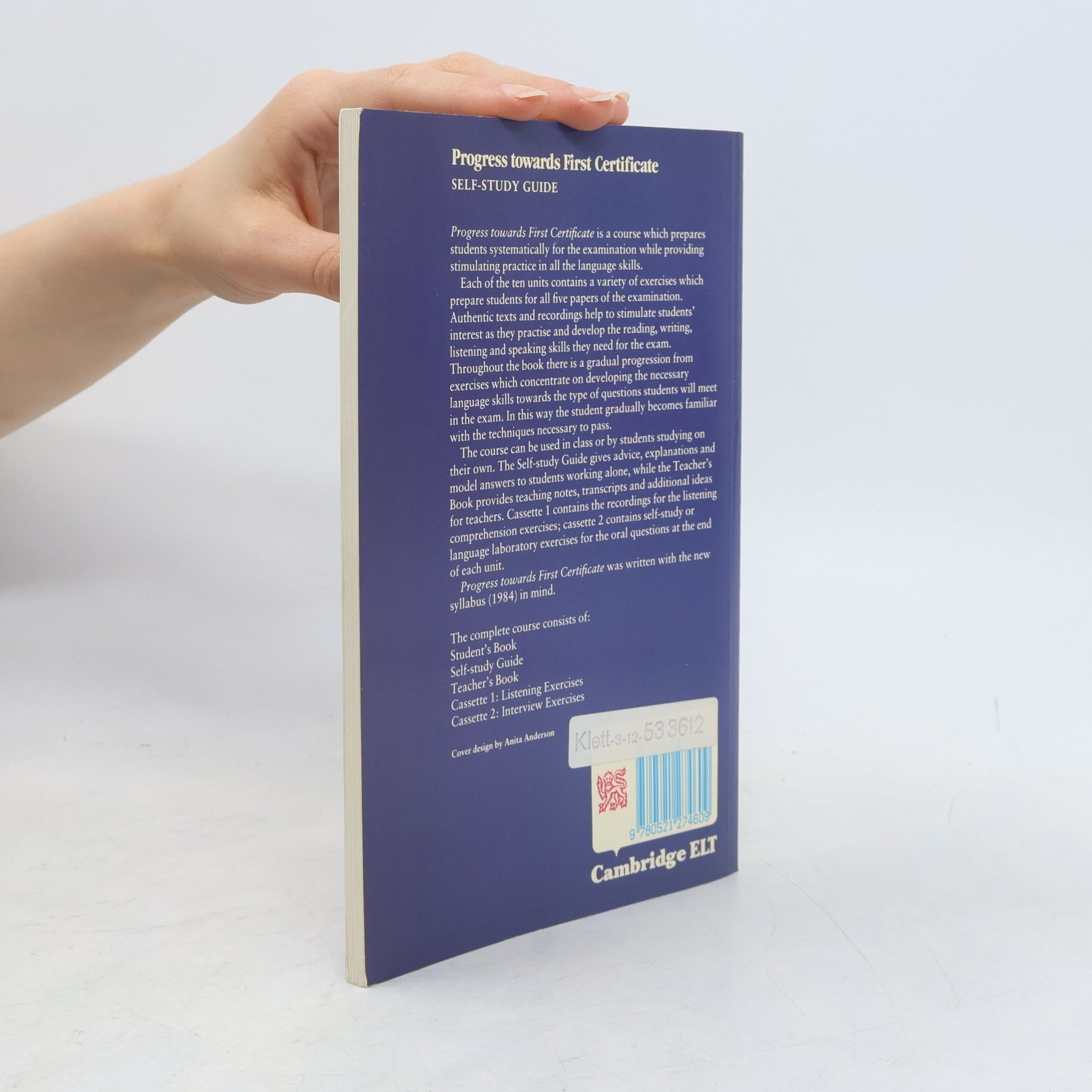 Leo Jones Progress First Certificate Self-Study Ed