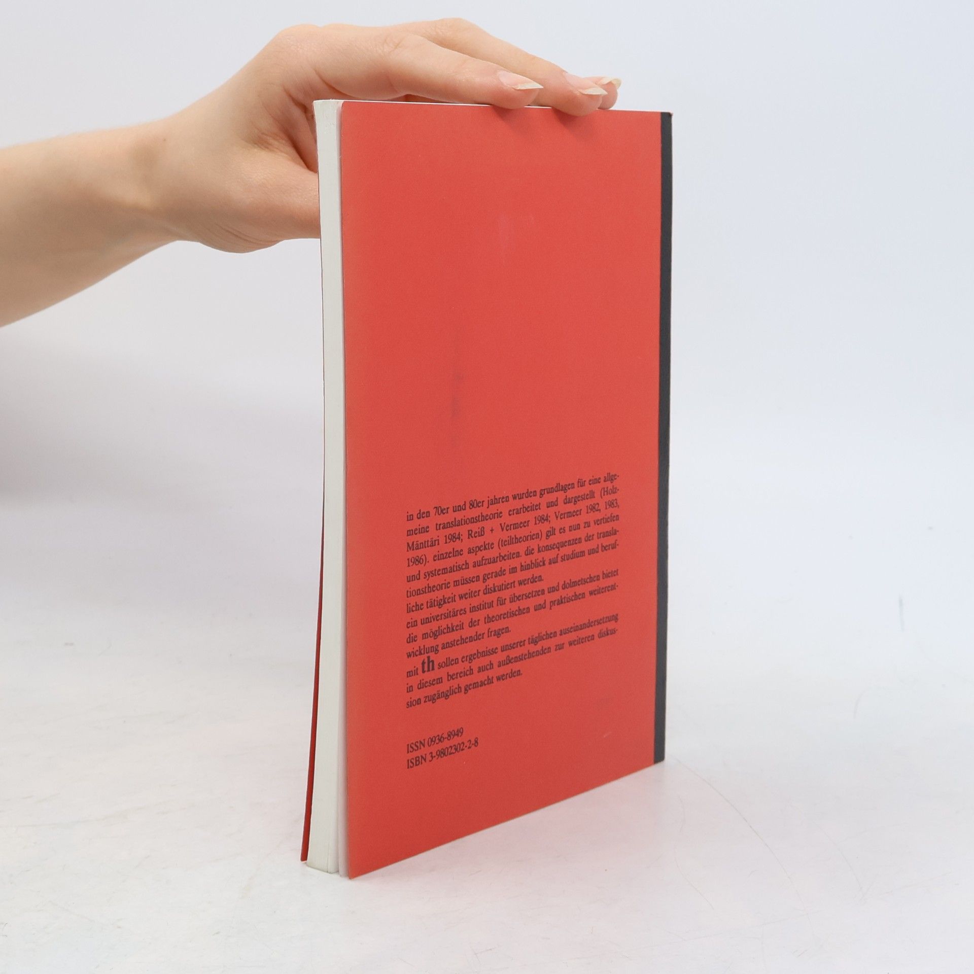 Hans J. Vermeer Kulturspezifik des translatorischen Handelns