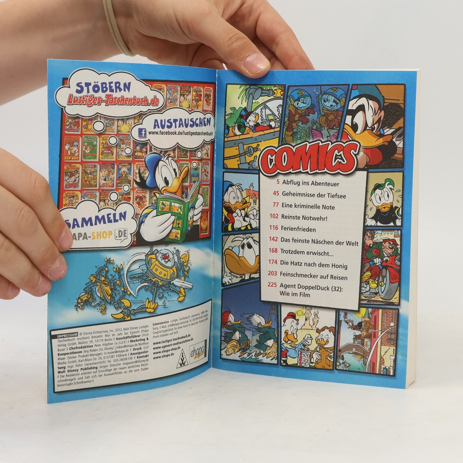 Walt Disney Lustiges Taschenbuch 432. Abflug ins Abenteuer
