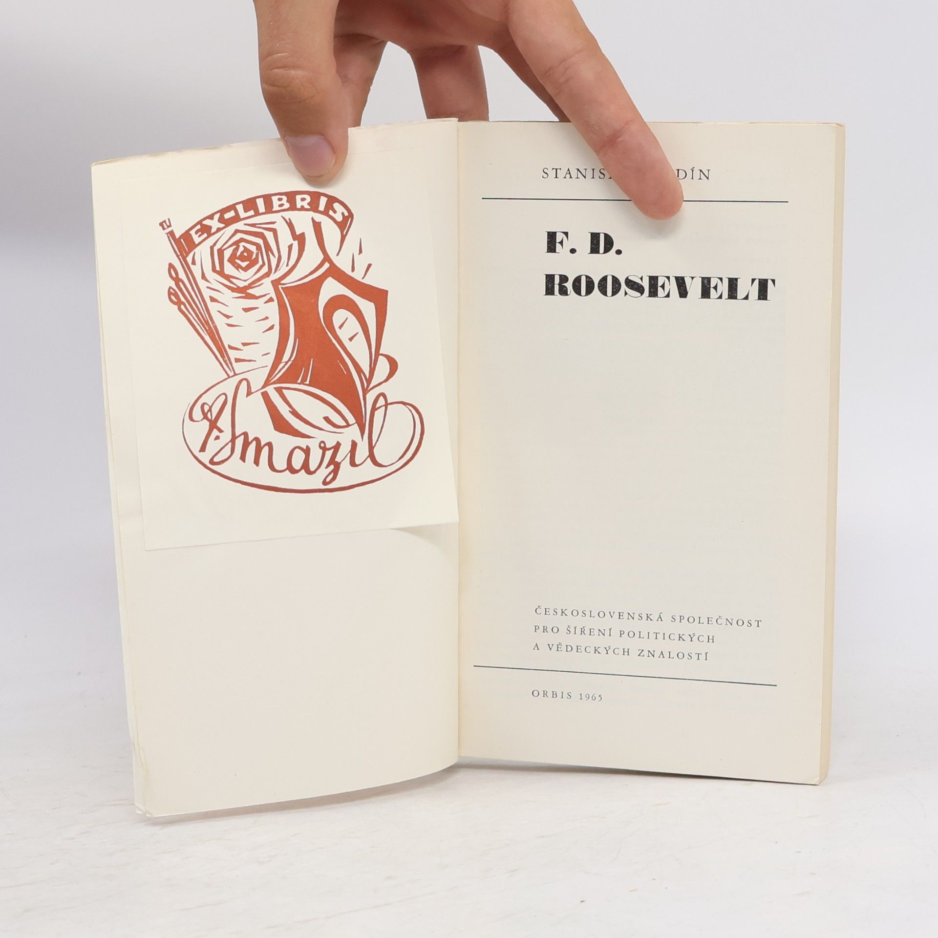 Stanislav Budín Portréty. F. D. Roosevelt
